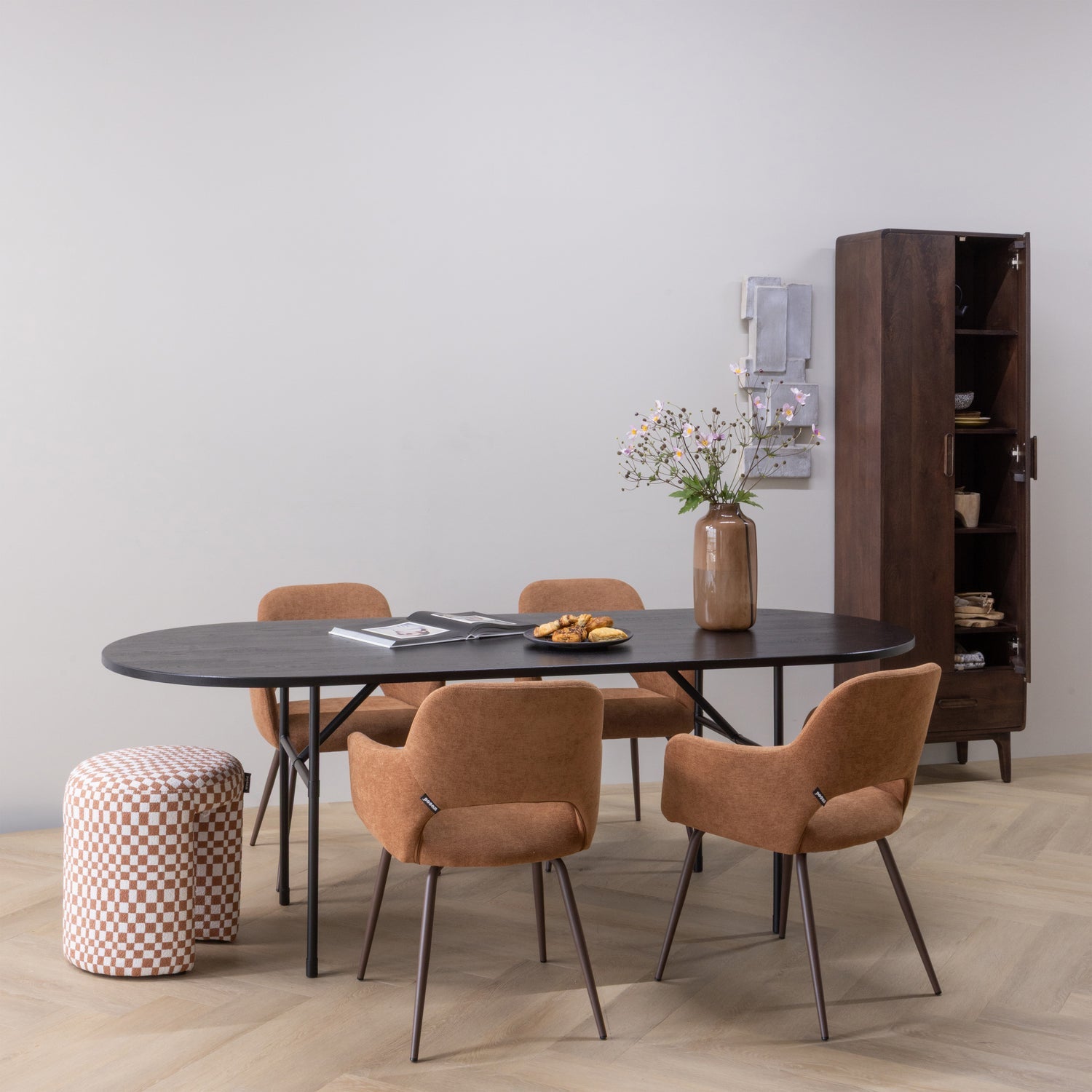 Arthur Blacknight Oval Dining Table