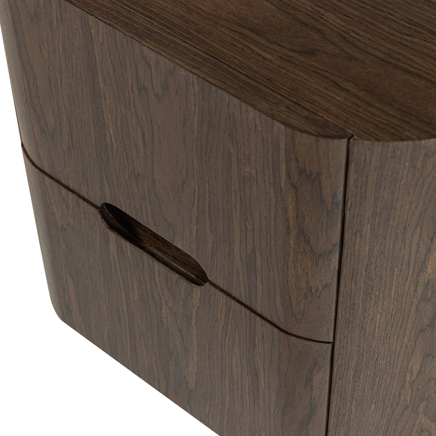 Arvi Brown 2 Drawers Night Stand
