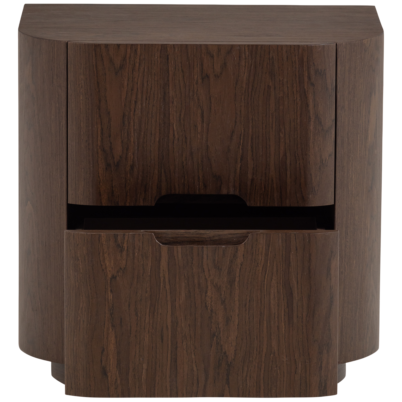 Arvi Brown 2 Drawers Night Stand