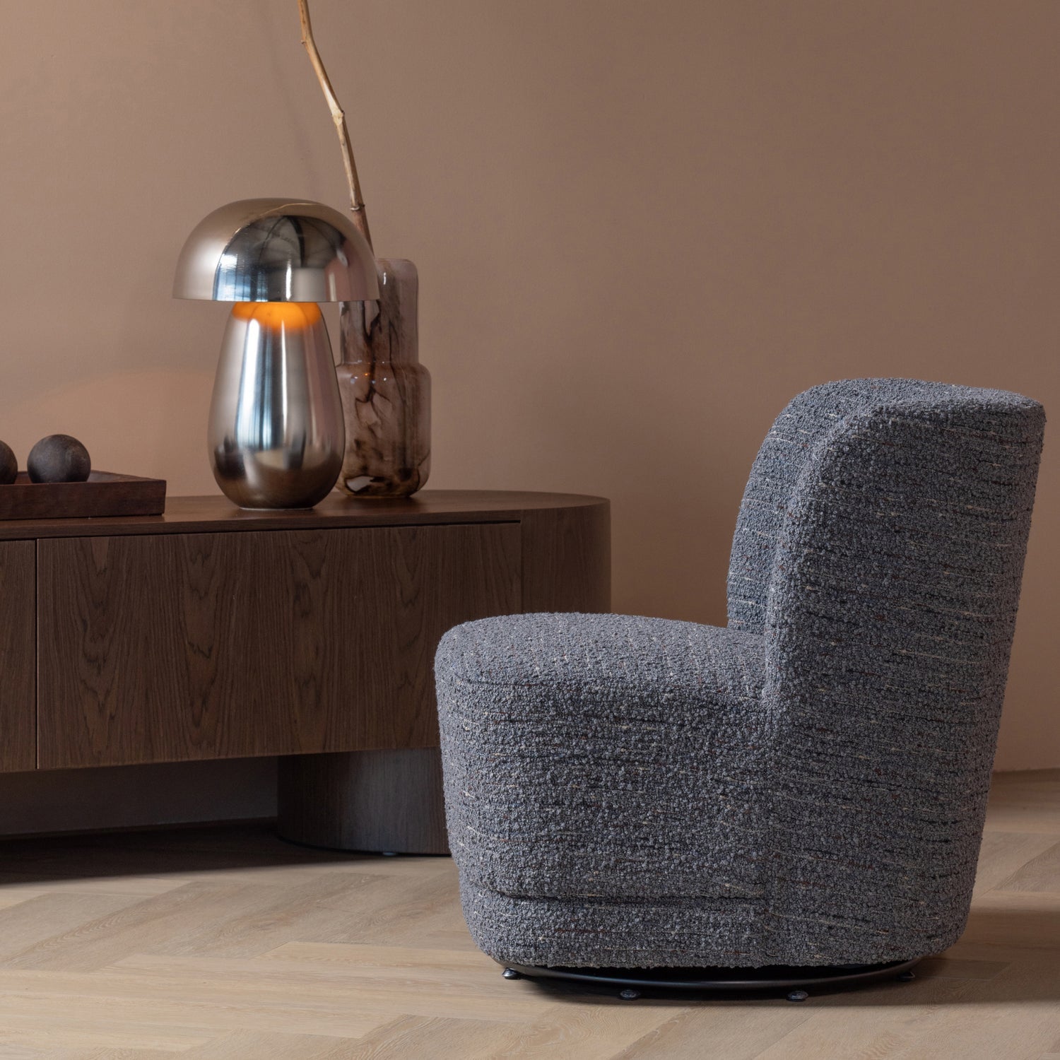 Atty Swivel Armchair