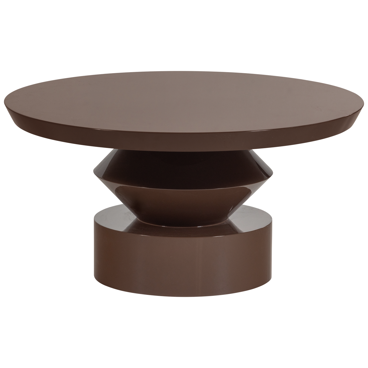 Auren Brown High Gloss Coffee Table