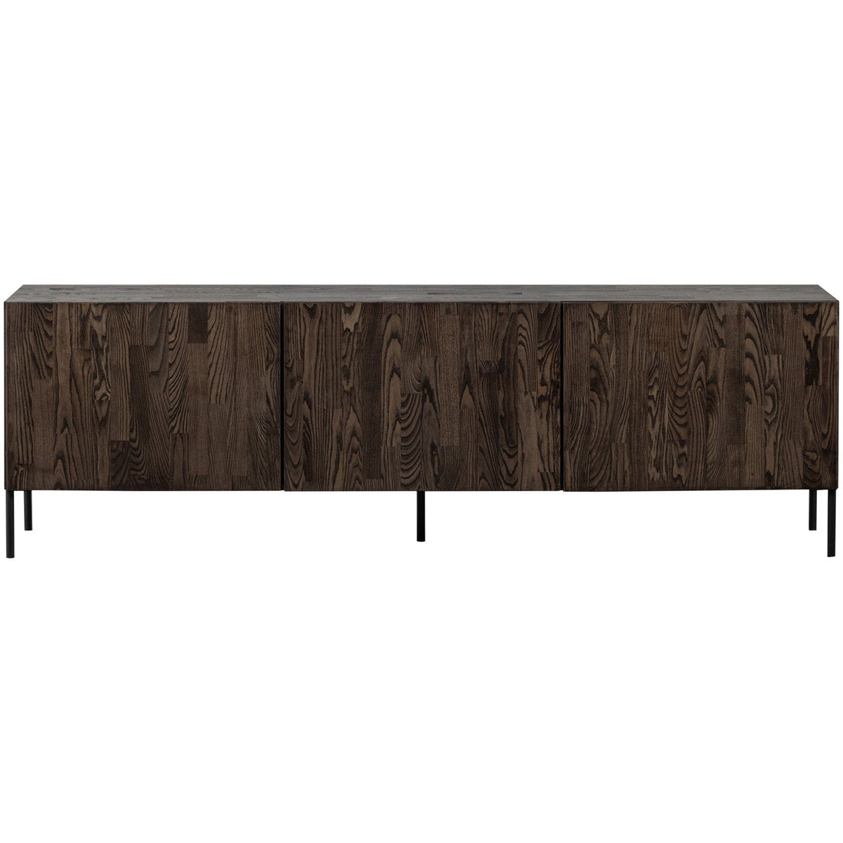 Bono Gravure Brown Ash Wood TV Unit