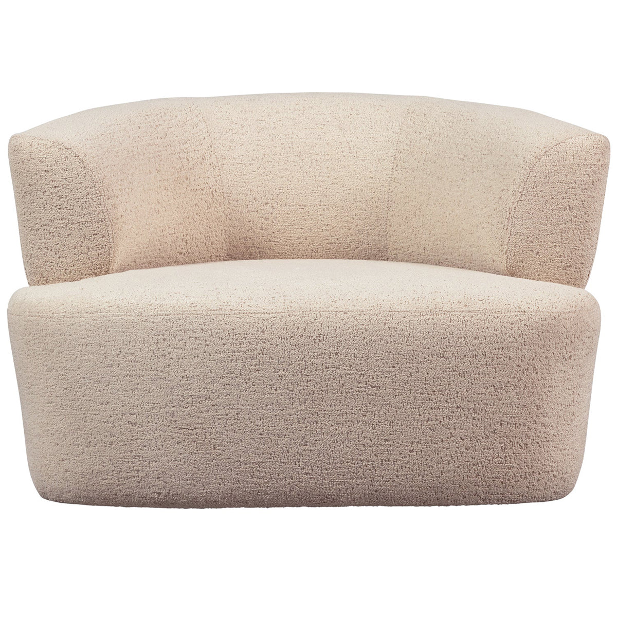 Boris Warm Sand Boucle Armchair