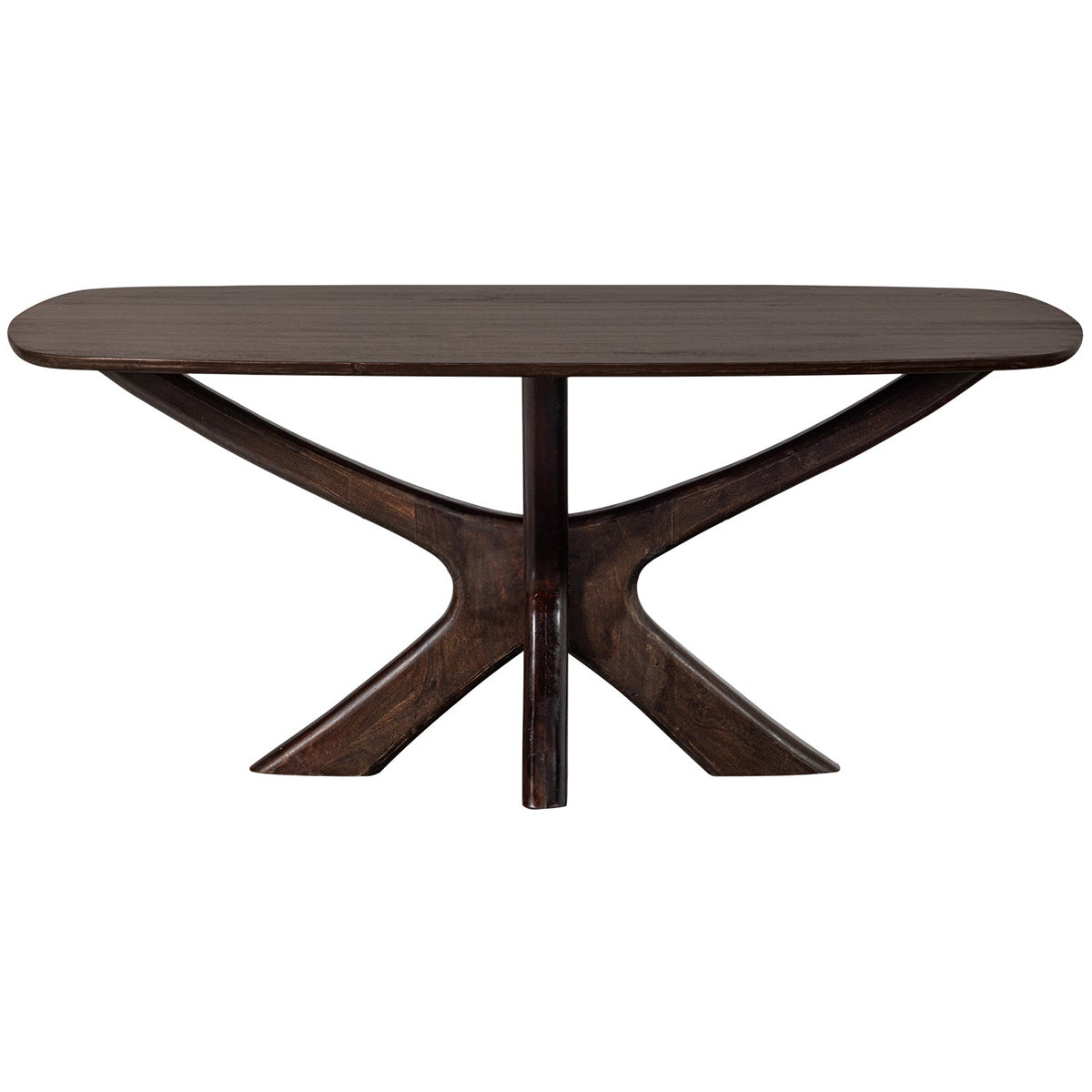 Bridge Walnut Mango Wood Dining Table