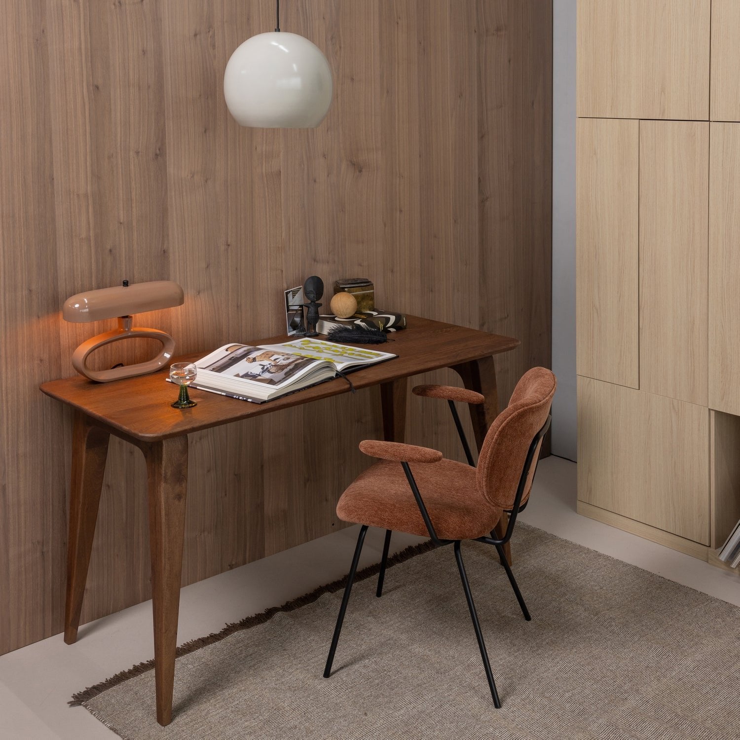 Brint Dining Chair with Armrest