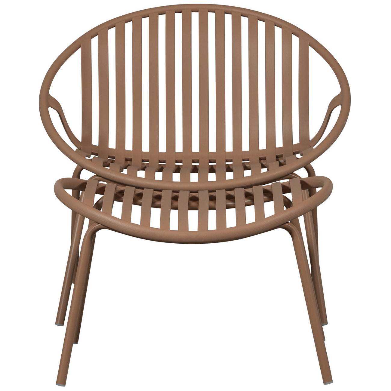 Bruce Garden Lounge Chair with Hocker
