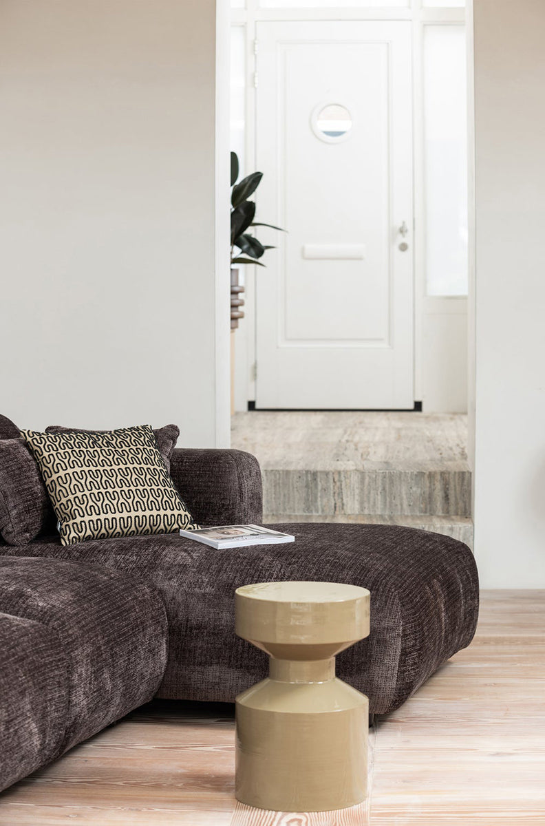 Cloud Chenille Chaise Longue Sofa