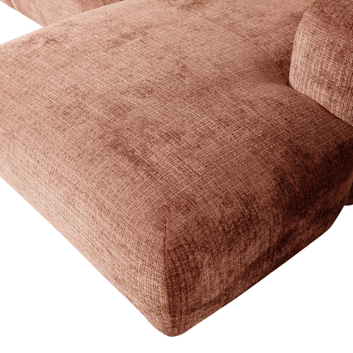 Cloud Chenille Chaise Longue Sofa