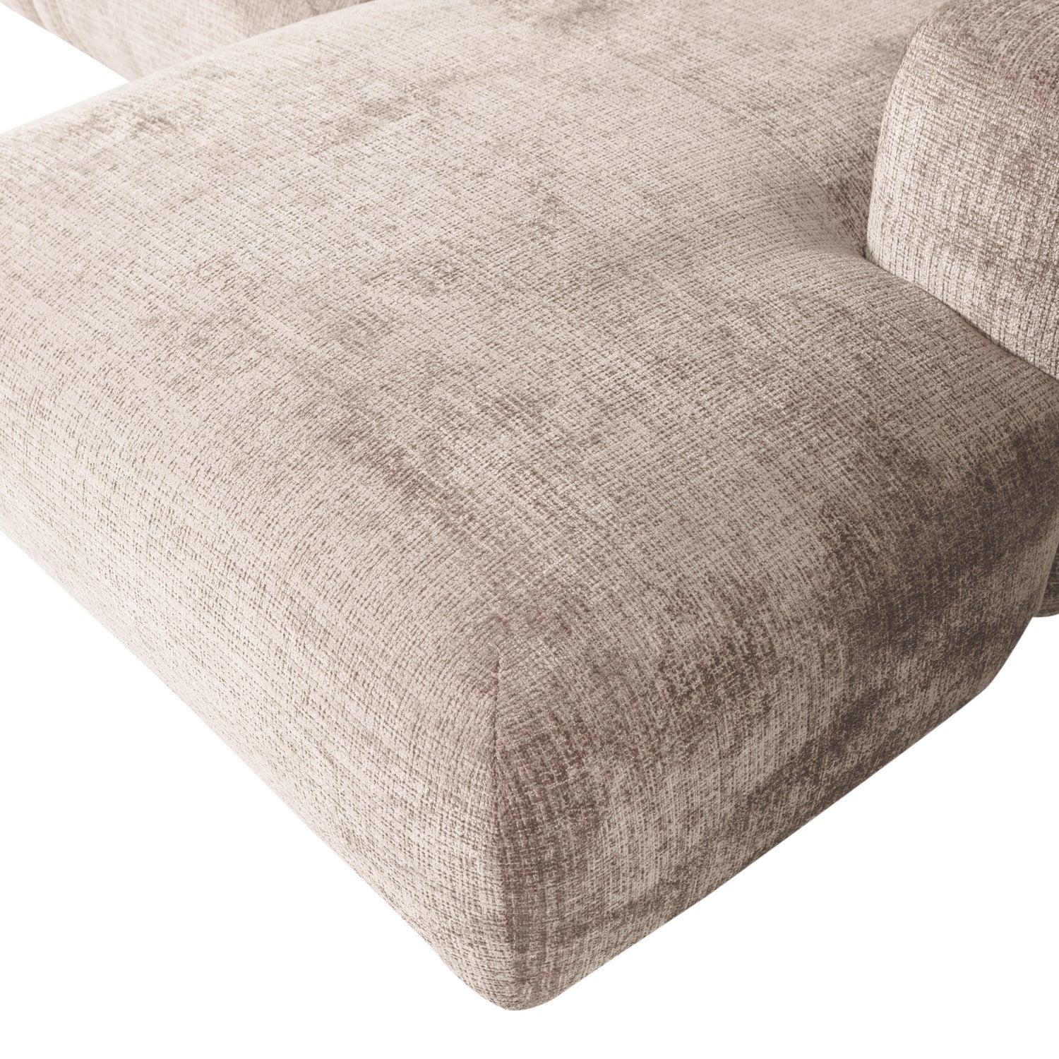 Cloud Chenille Chaise Longue Sofa