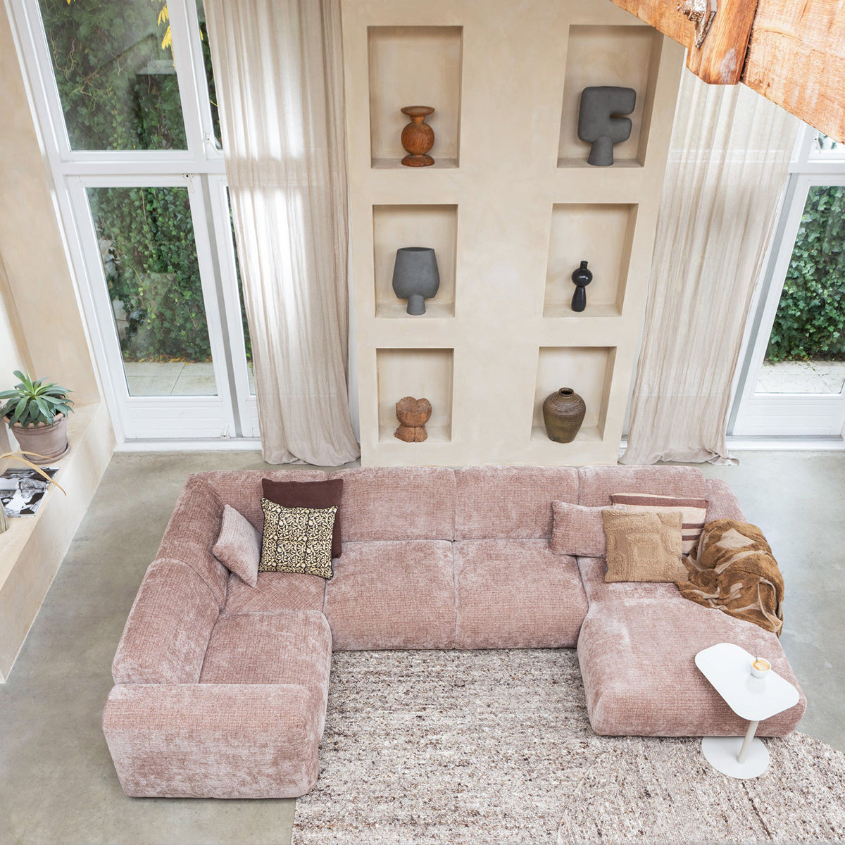 Cloud Chenille Corner Sofa