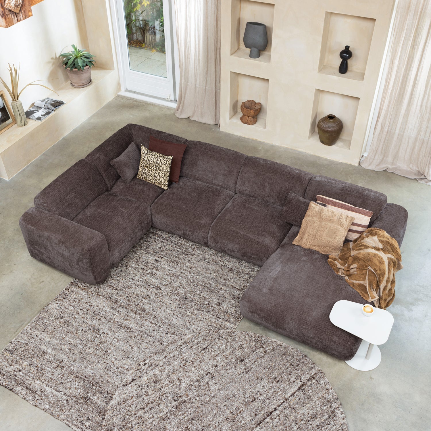 Cloud Chenille Corner Sofa