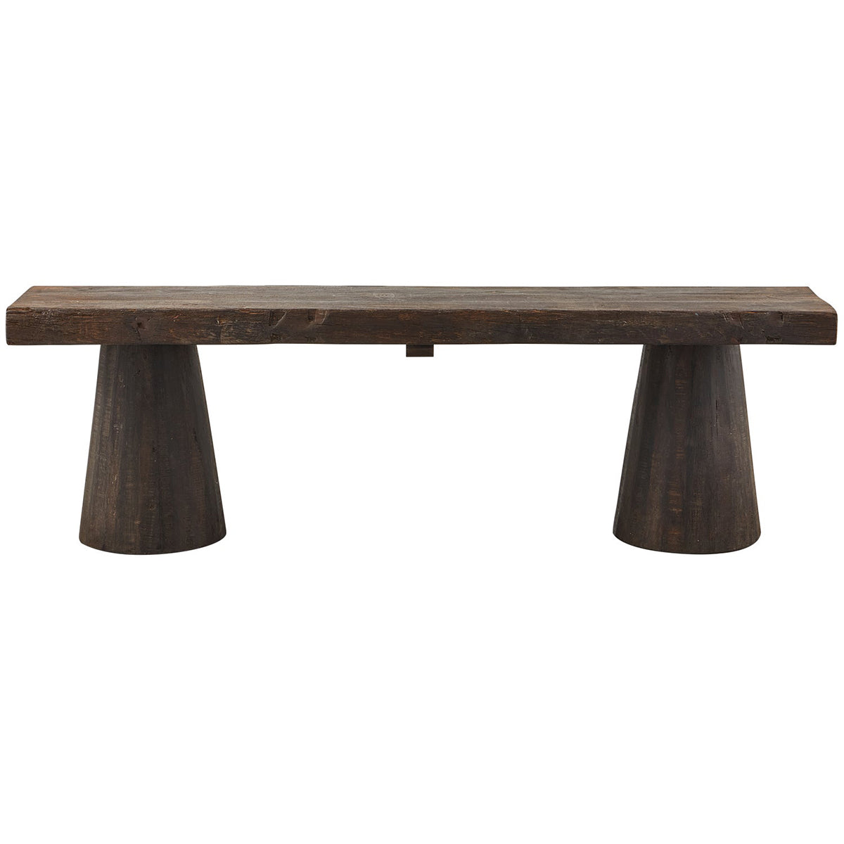 Clyde Bark Brown Wood Bench