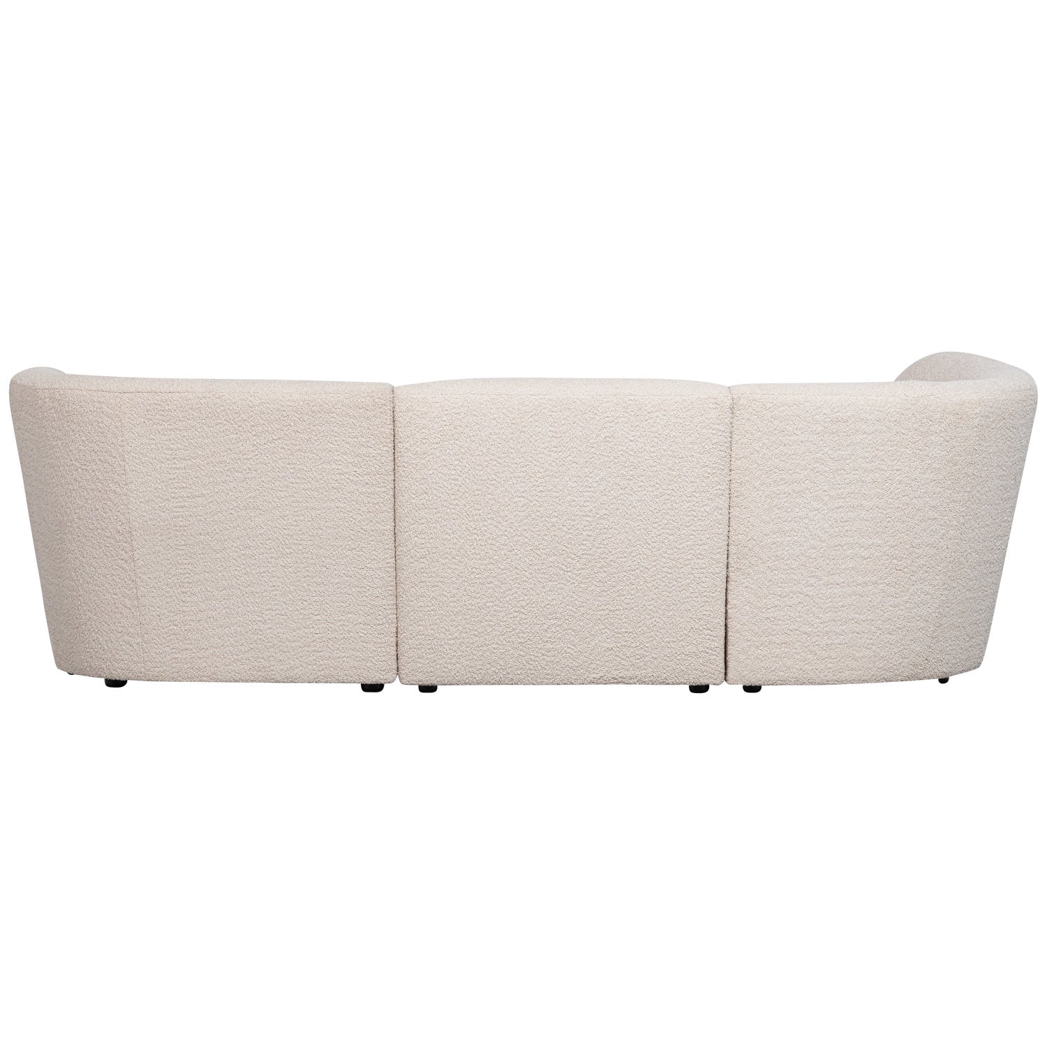 Coco Boucle 3 Seater Rounded Sofa