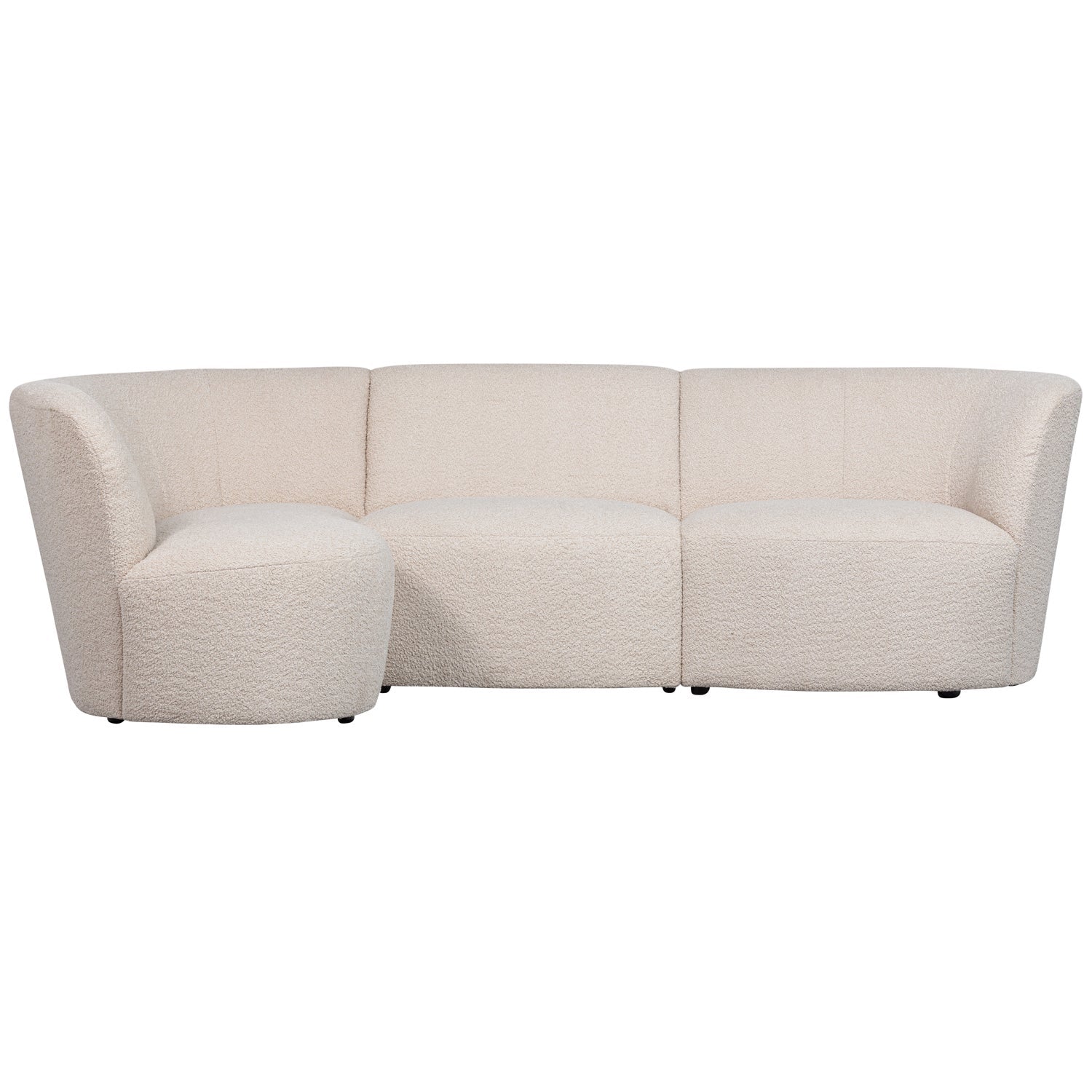 Coco Boucle 3 Seater Rounded Sofa