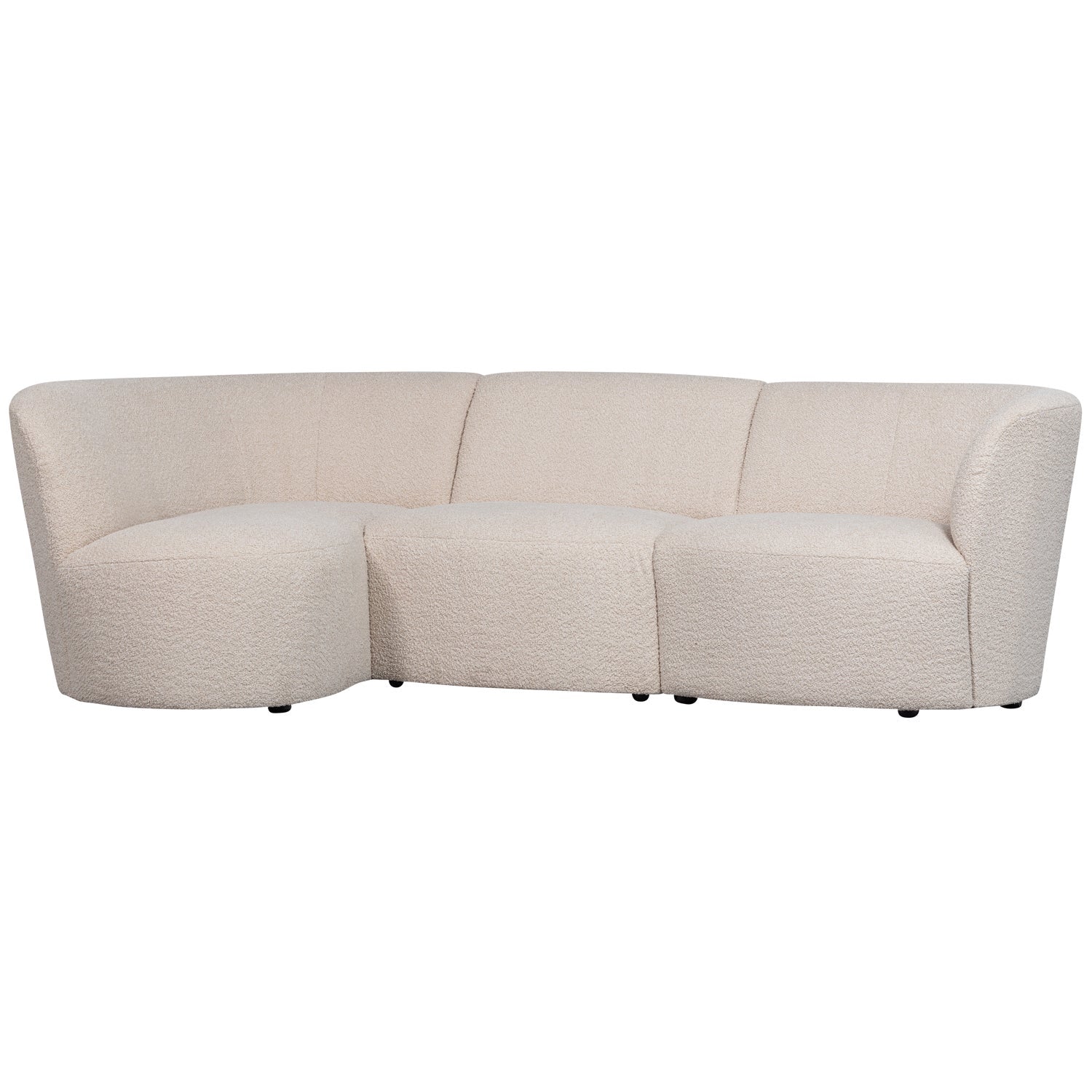 Coco Boucle 3 Seater Rounded Sofa