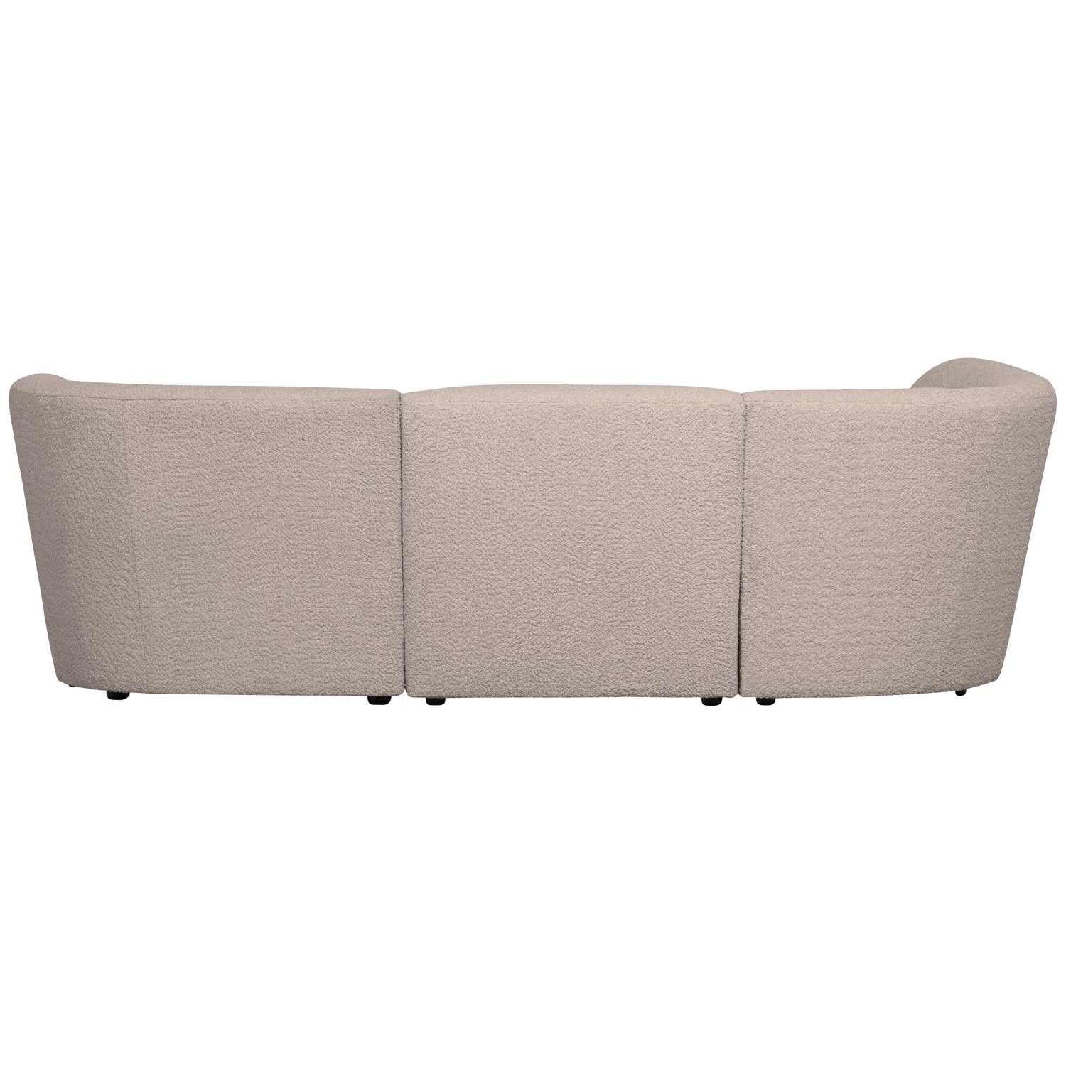 Coco Boucle 3 Seater Rounded Sofa