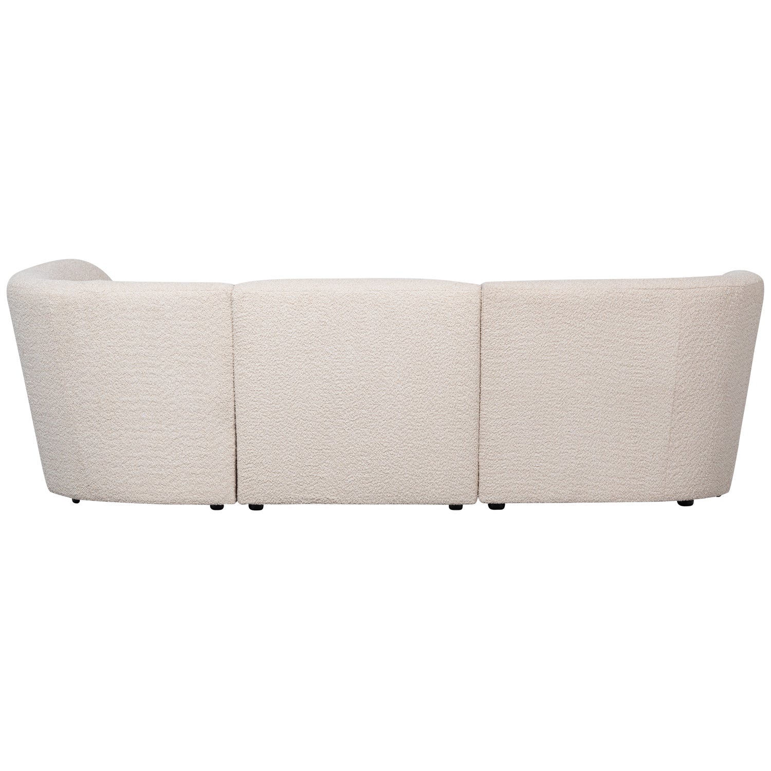 Coco Boucle 3 Seater Rounded Sofa