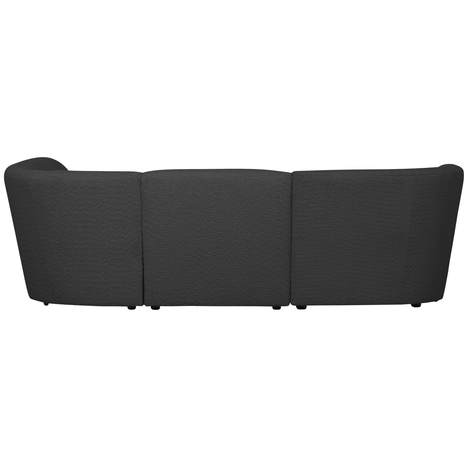 Coco Boucle 3 Seater Rounded Sofa