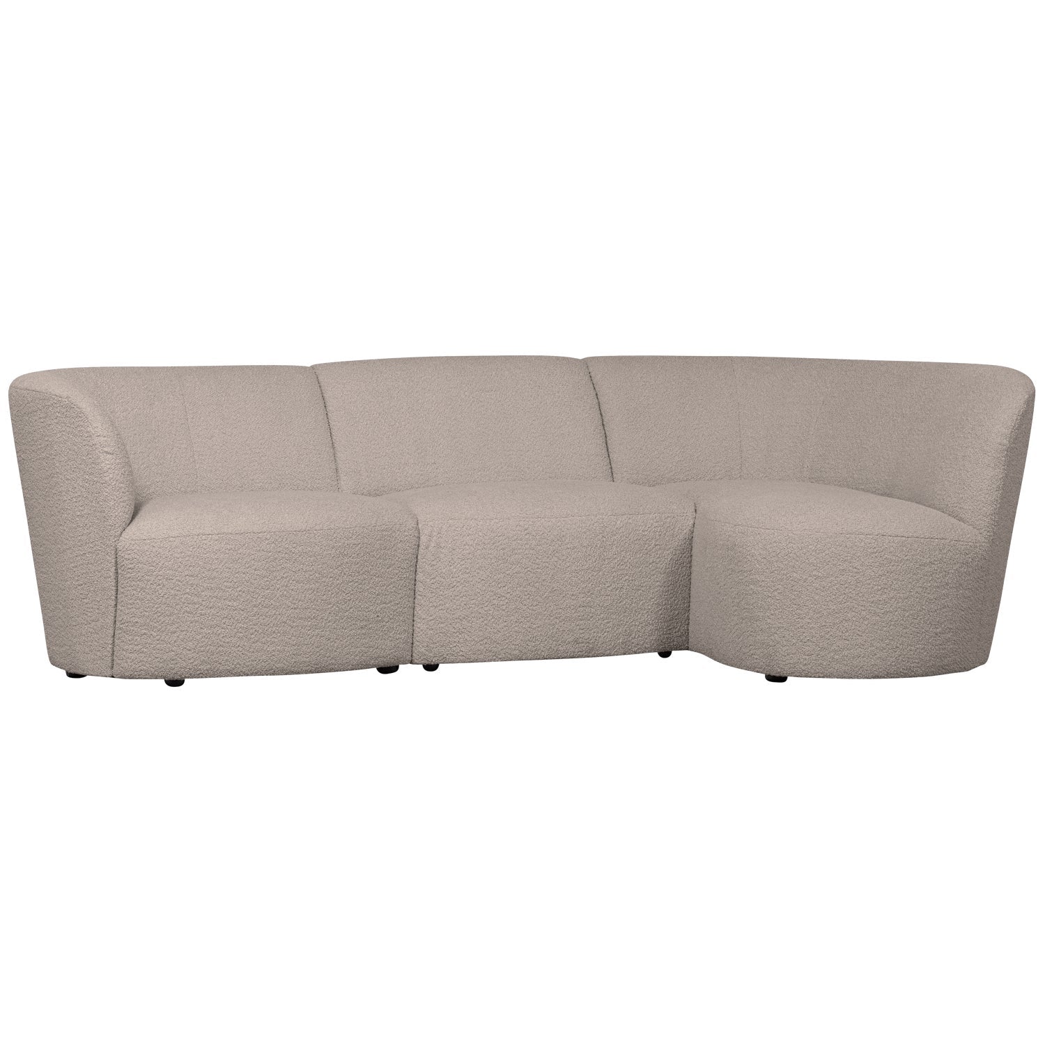 Coco Boucle 3 Seater Rounded Sofa