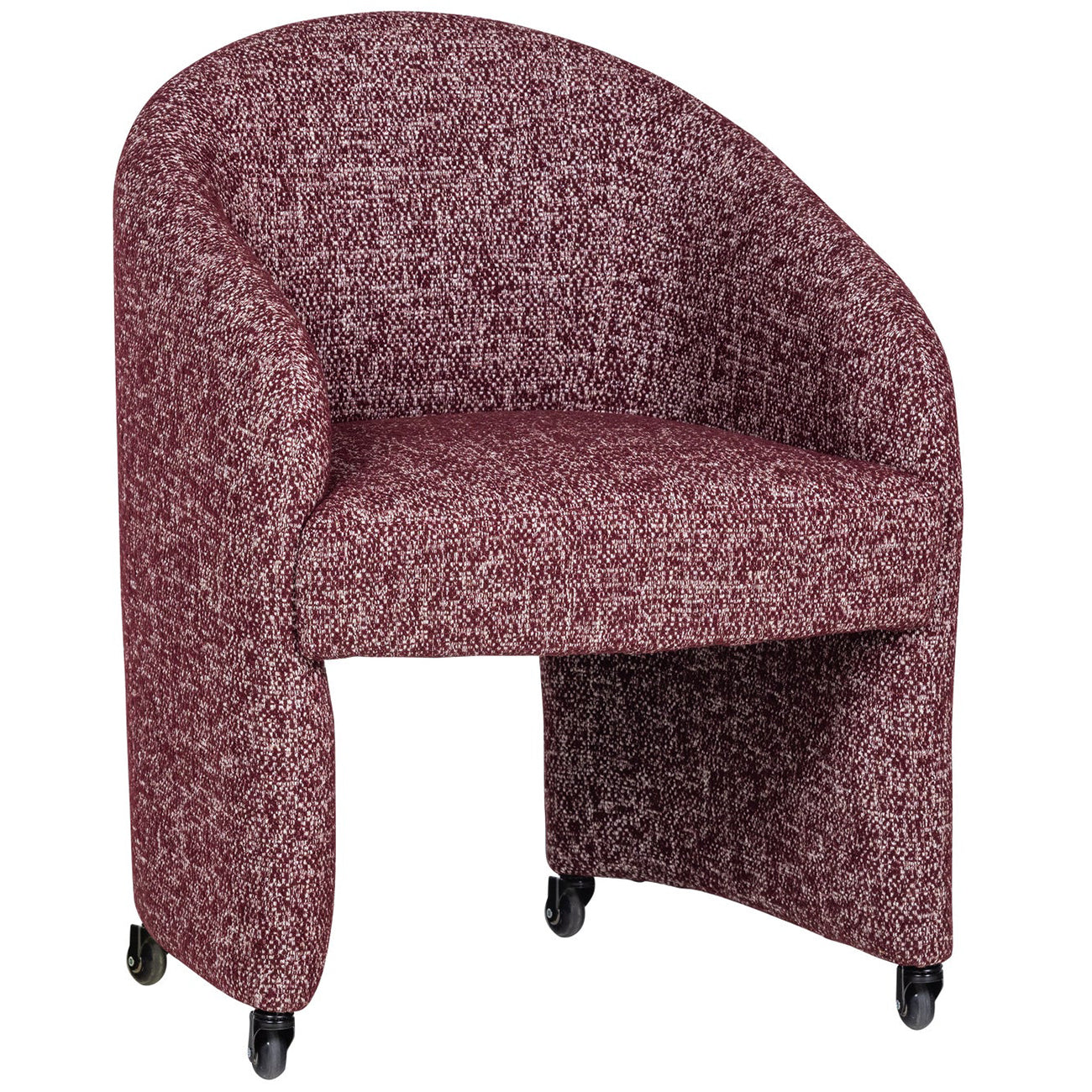 Cordo Melange Dining Chair with Wheels