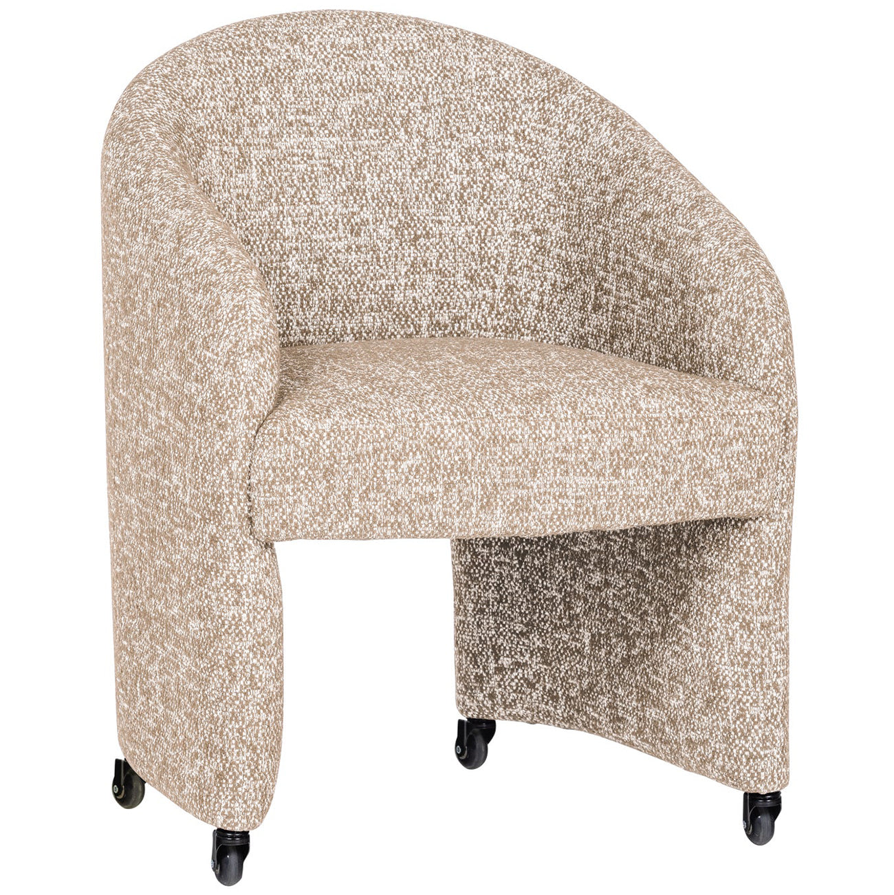 Cordo Melange Dining Chair with Wheels