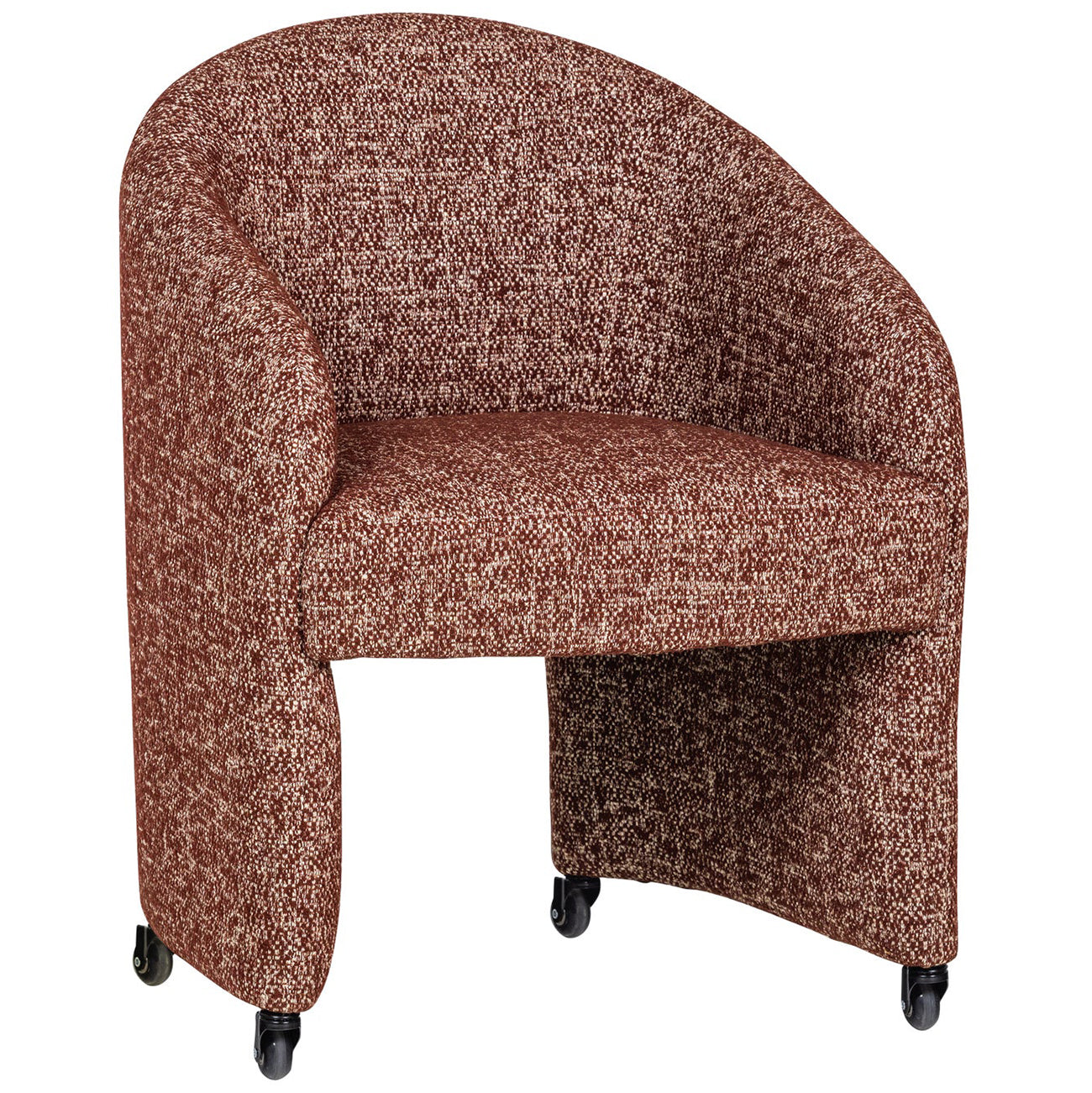 Cordo Melange Dining Chair with Wheels