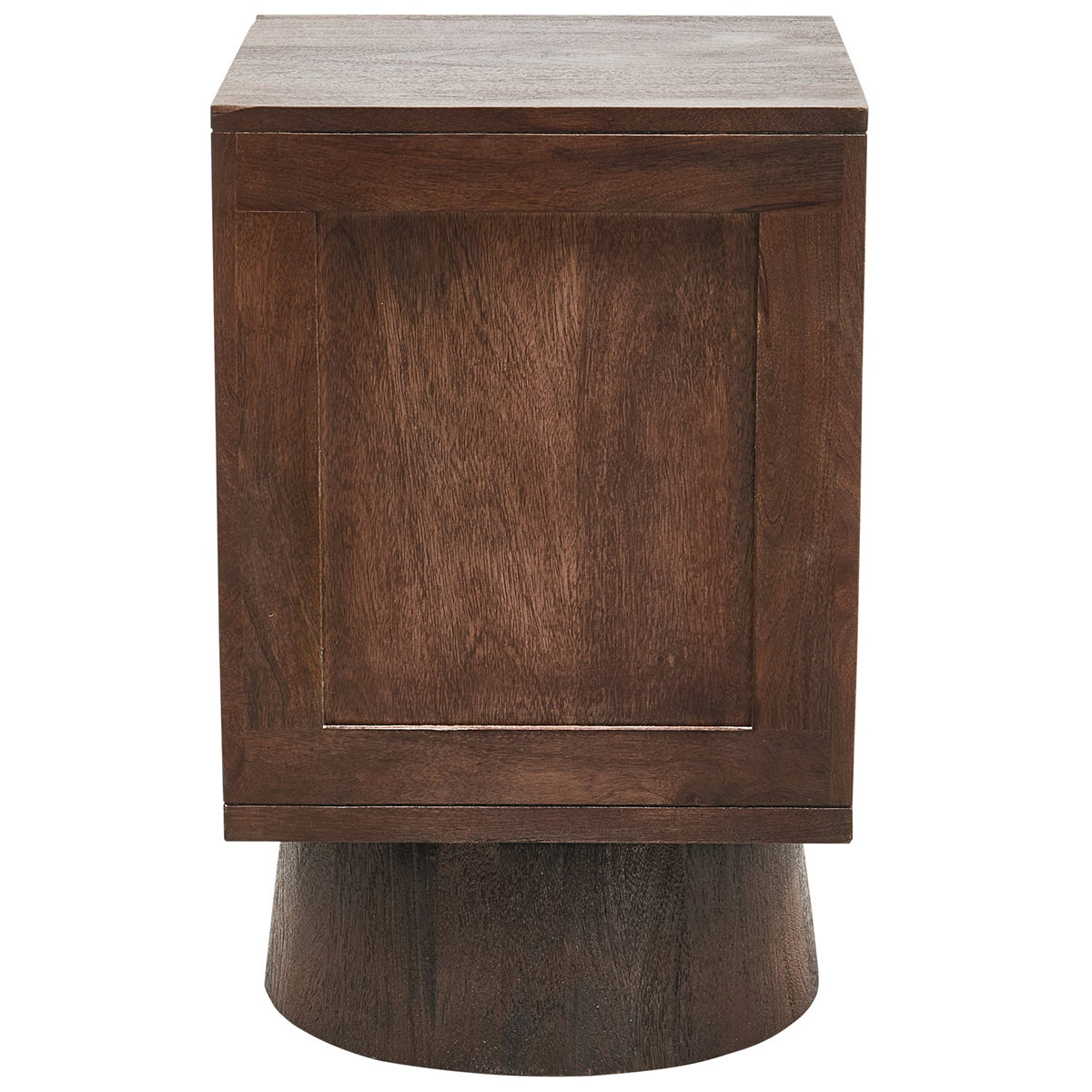 Crumble Walnut Mango Wood Nightstand