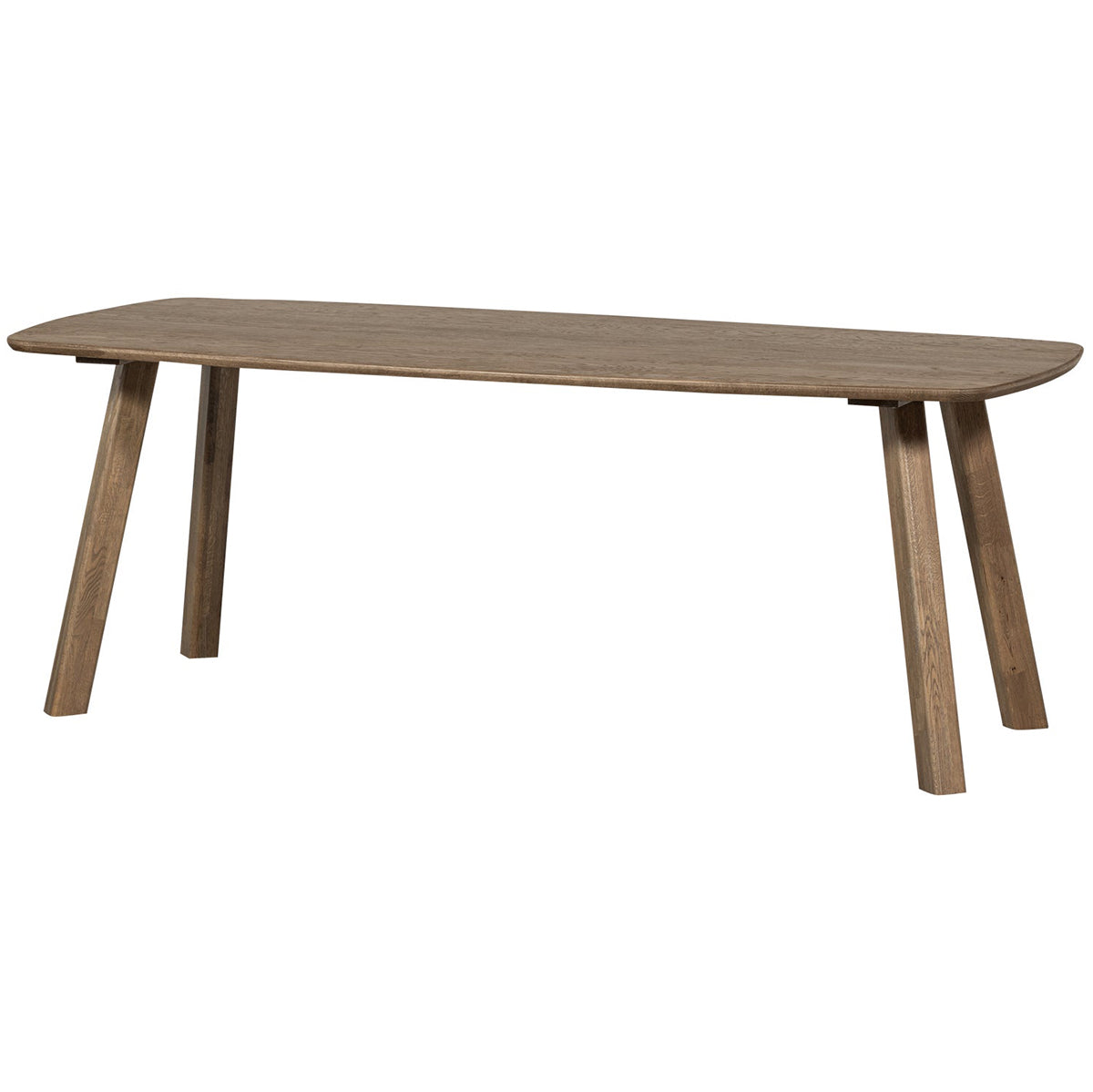 Danish Oak Wood Oval Dining Table