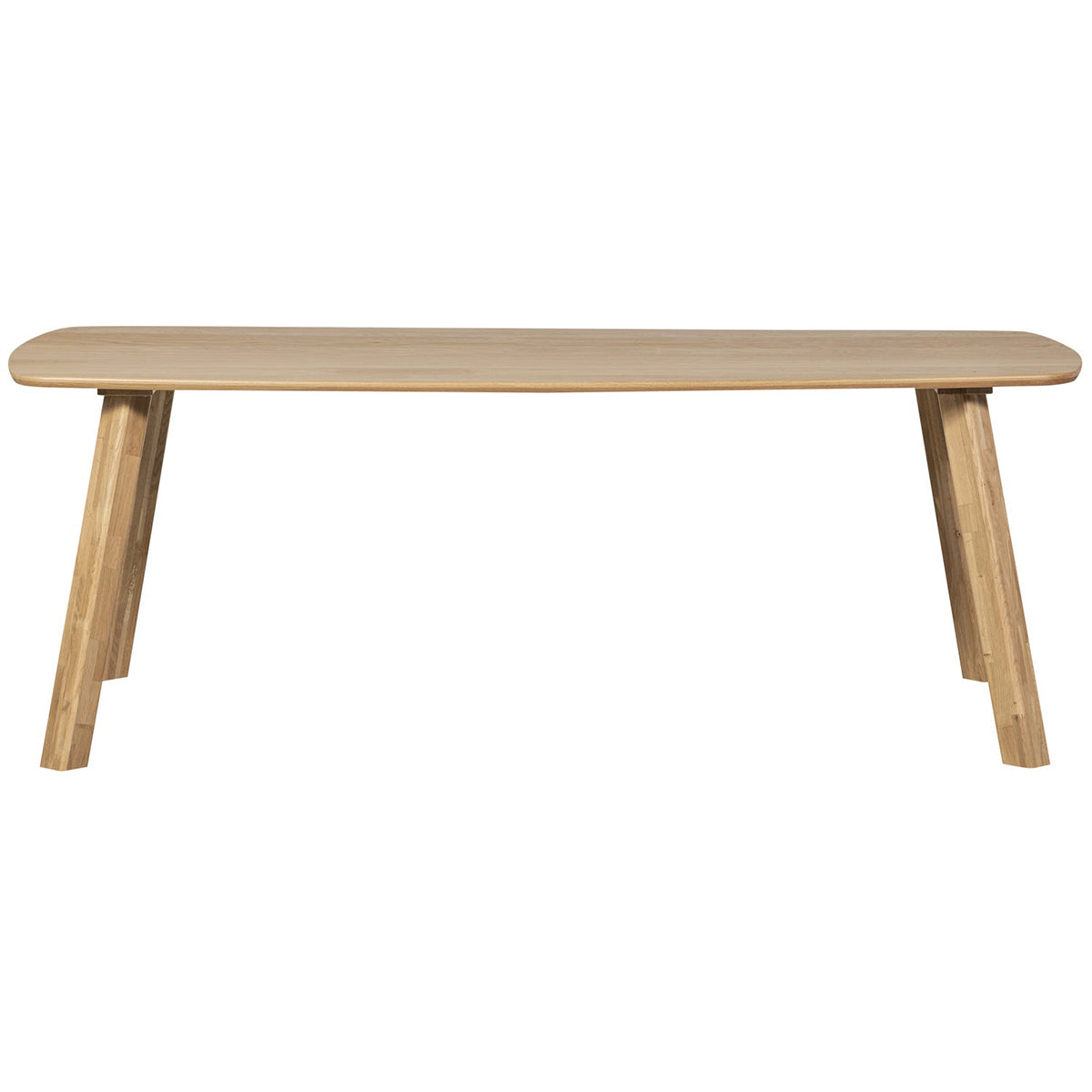 Danish Oak Wood Oval Dining Table