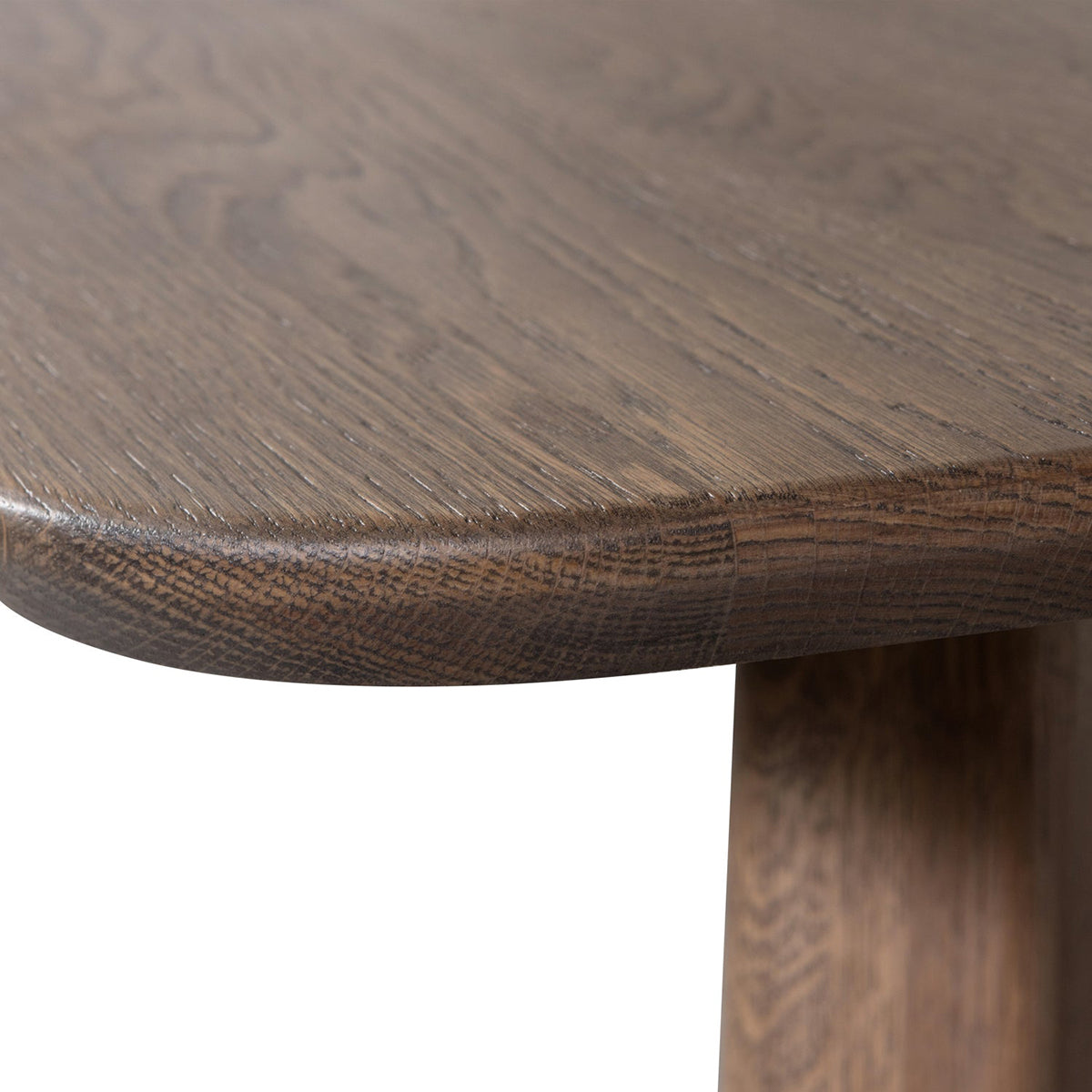 Danish Oak Wood Oval Dining Table