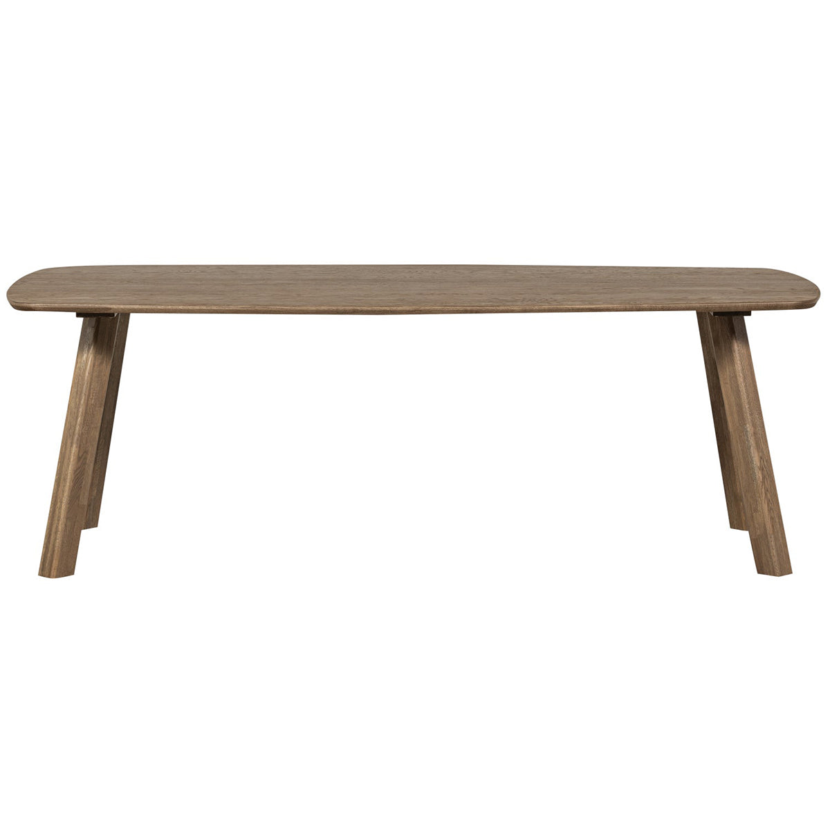 Danish Oak Wood Oval Dining Table