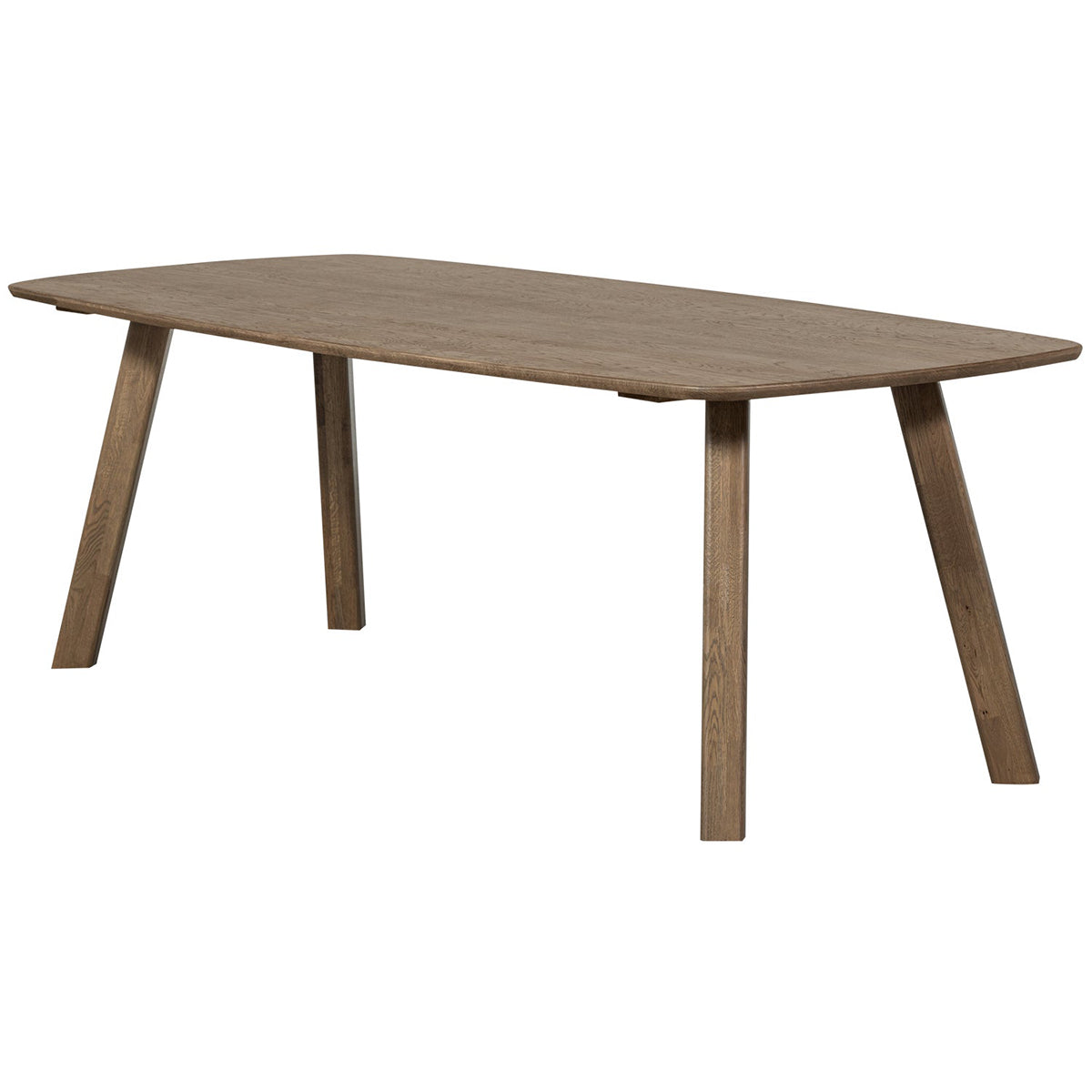 Danish Oak Wood Oval Dining Table