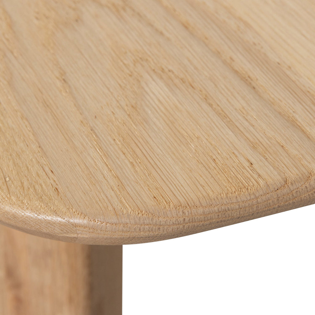 Danish Oak Wood Oval Dining Table