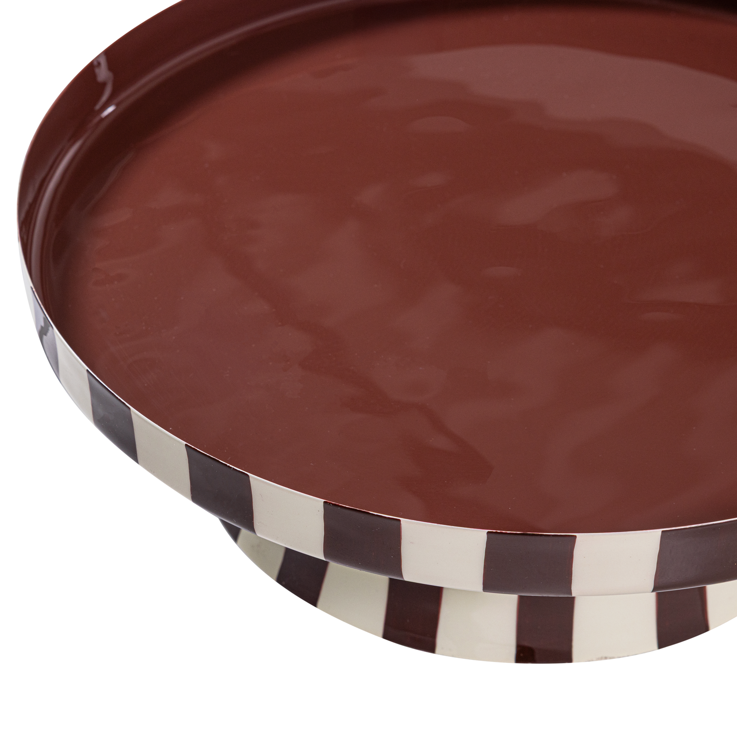 Elda Brown/Yellow High Gloss Bowl