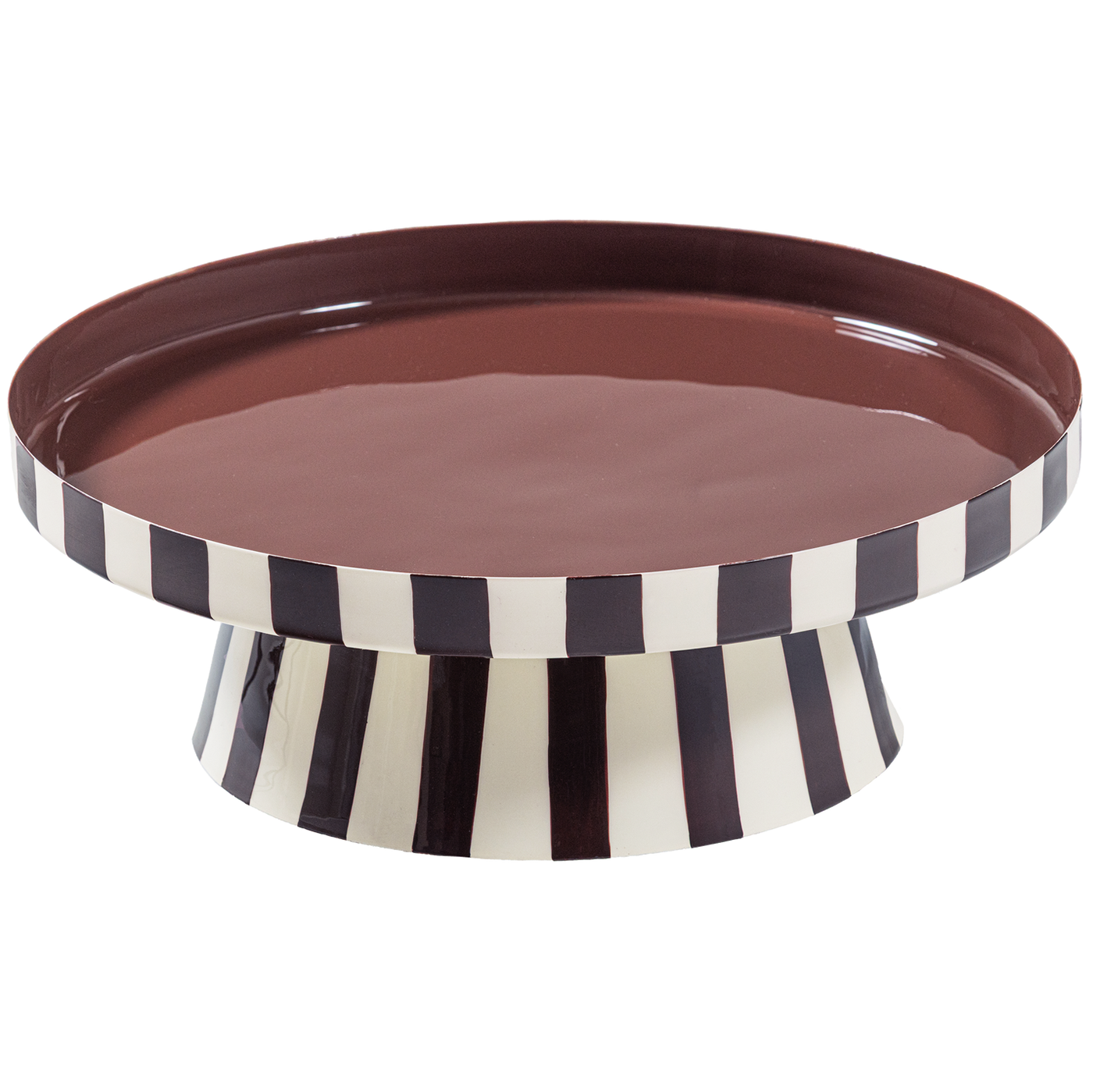 Elda Brown/Yellow High Gloss Bowl
