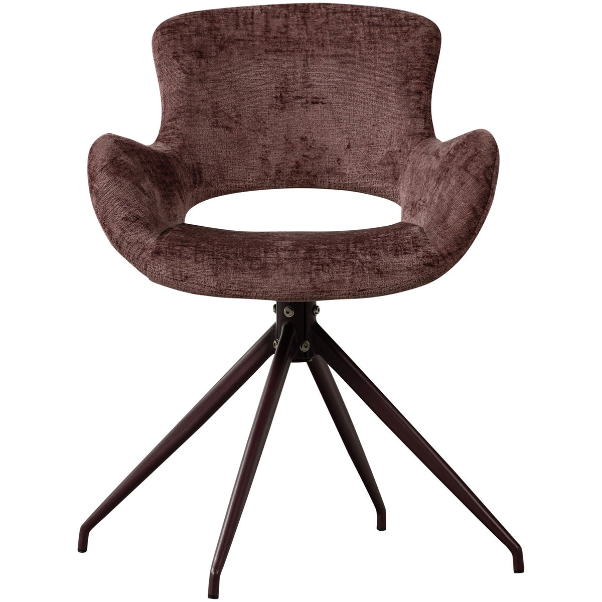 Eliva Velvet Swivel Dining Chair
