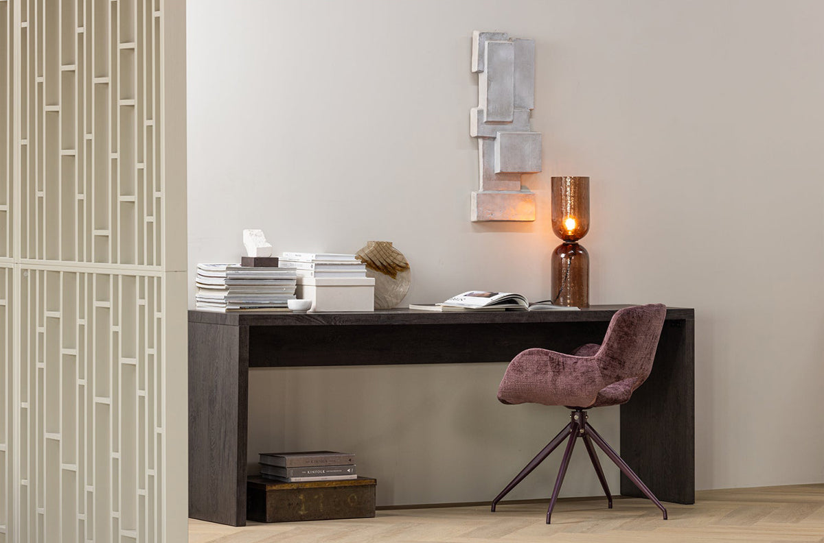 Eliva Velvet Swivel Dining Chair