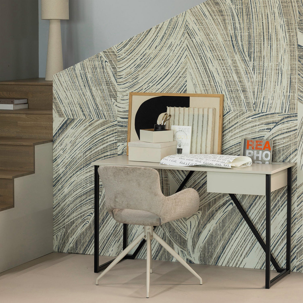 Eliva Velvet Swivel Dining Chair