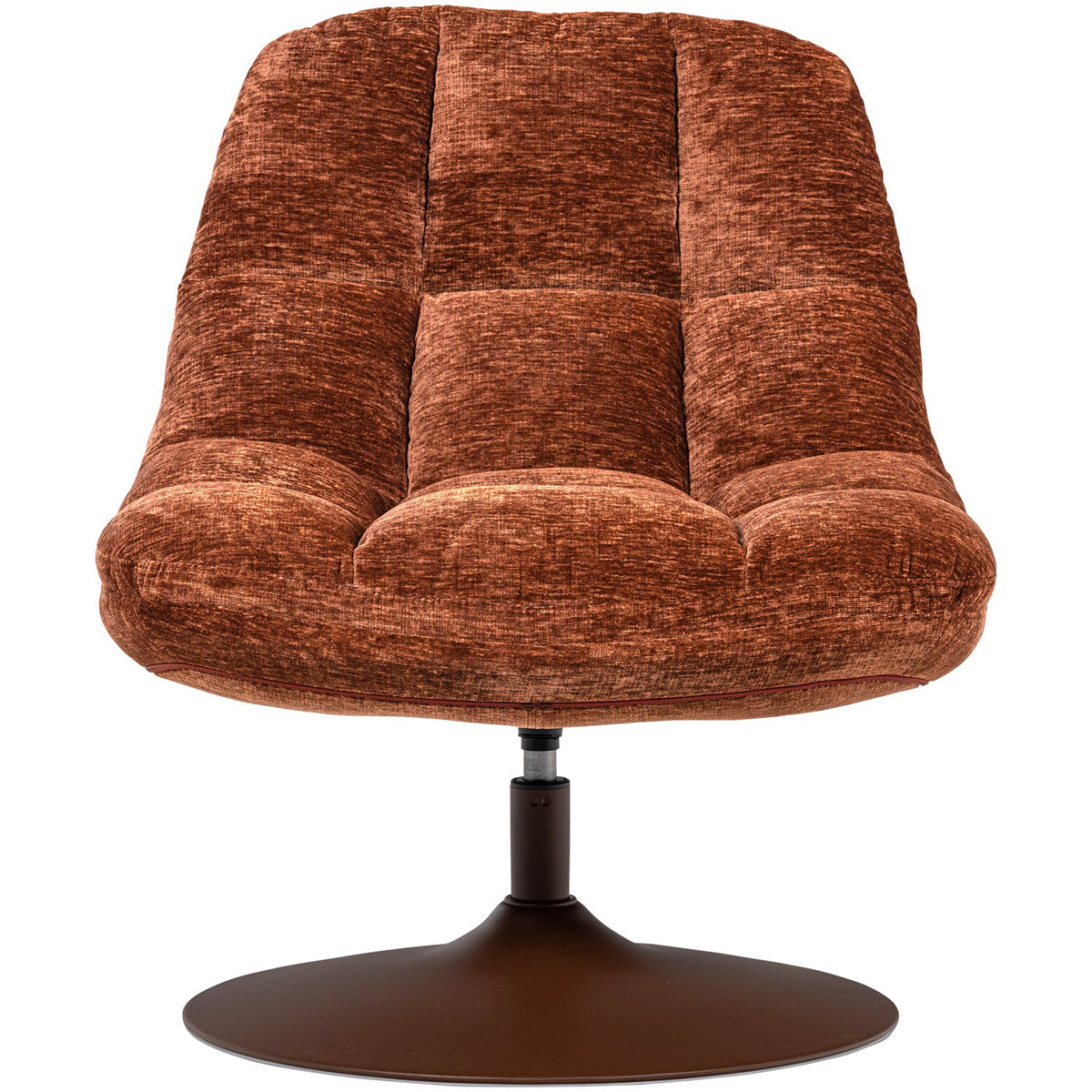 Elvi Chenille Swivel Armchair