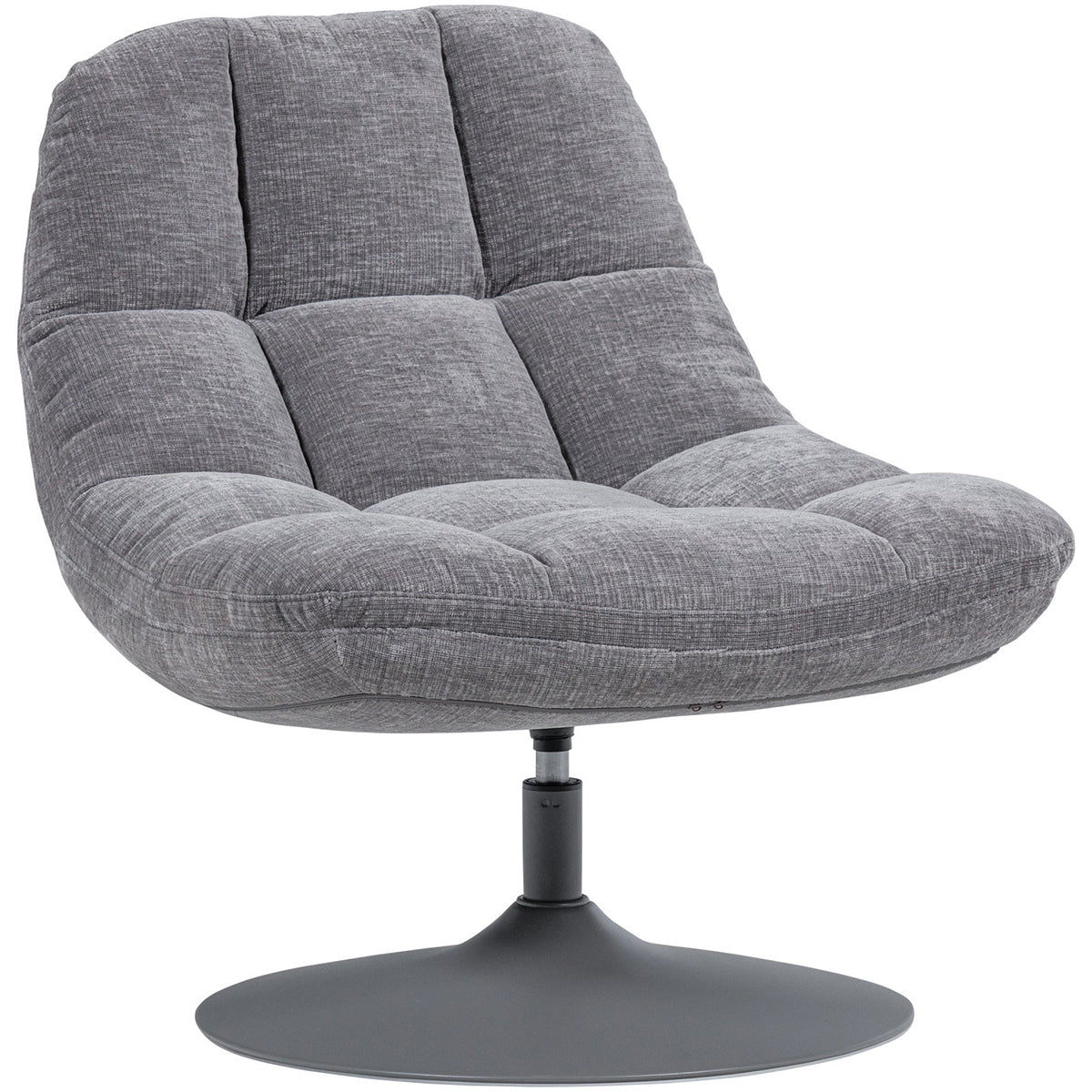 Elvi Chenille Swivel Armchair