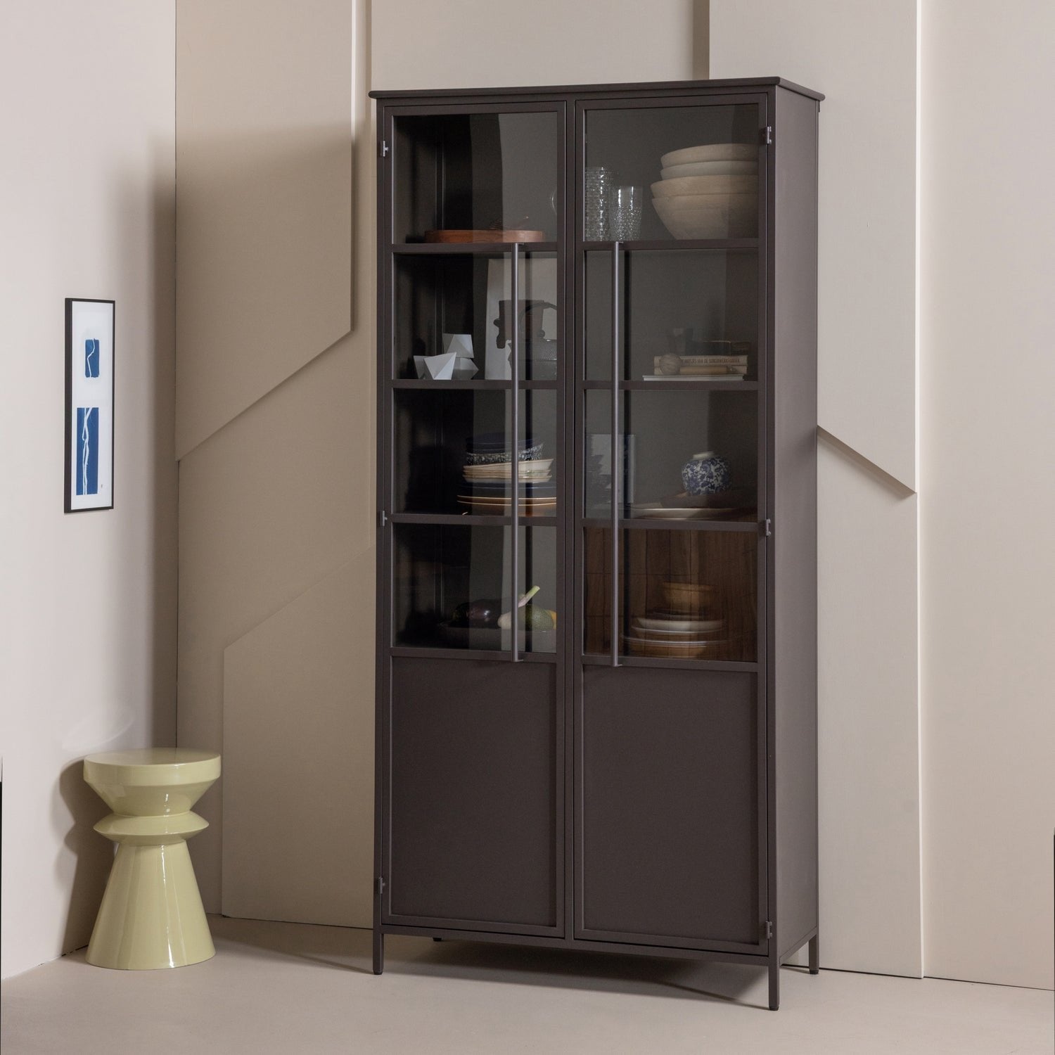 Exhibit Metal 2 Doors Cabinet