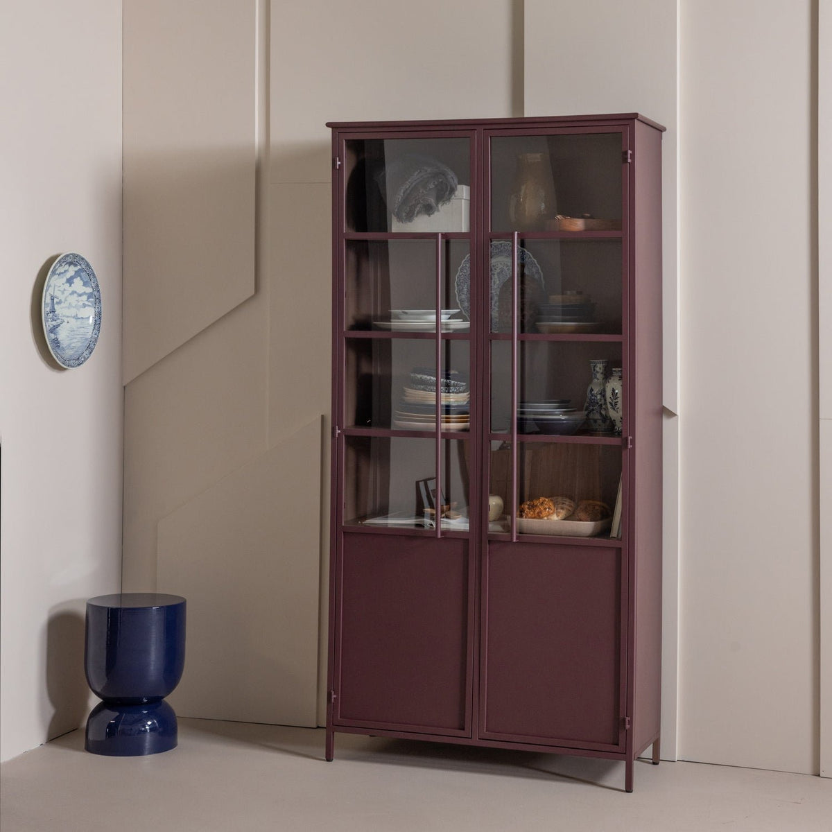 Exhibit Metal 2 Doors Cabinet