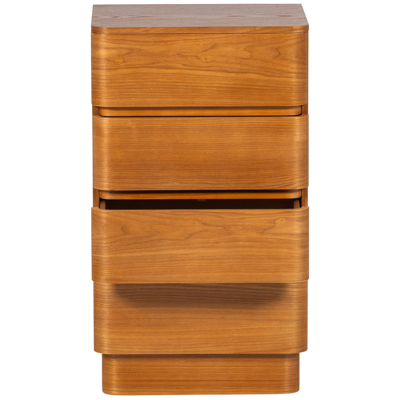 Fejo Brown 4 Drawers Dresser