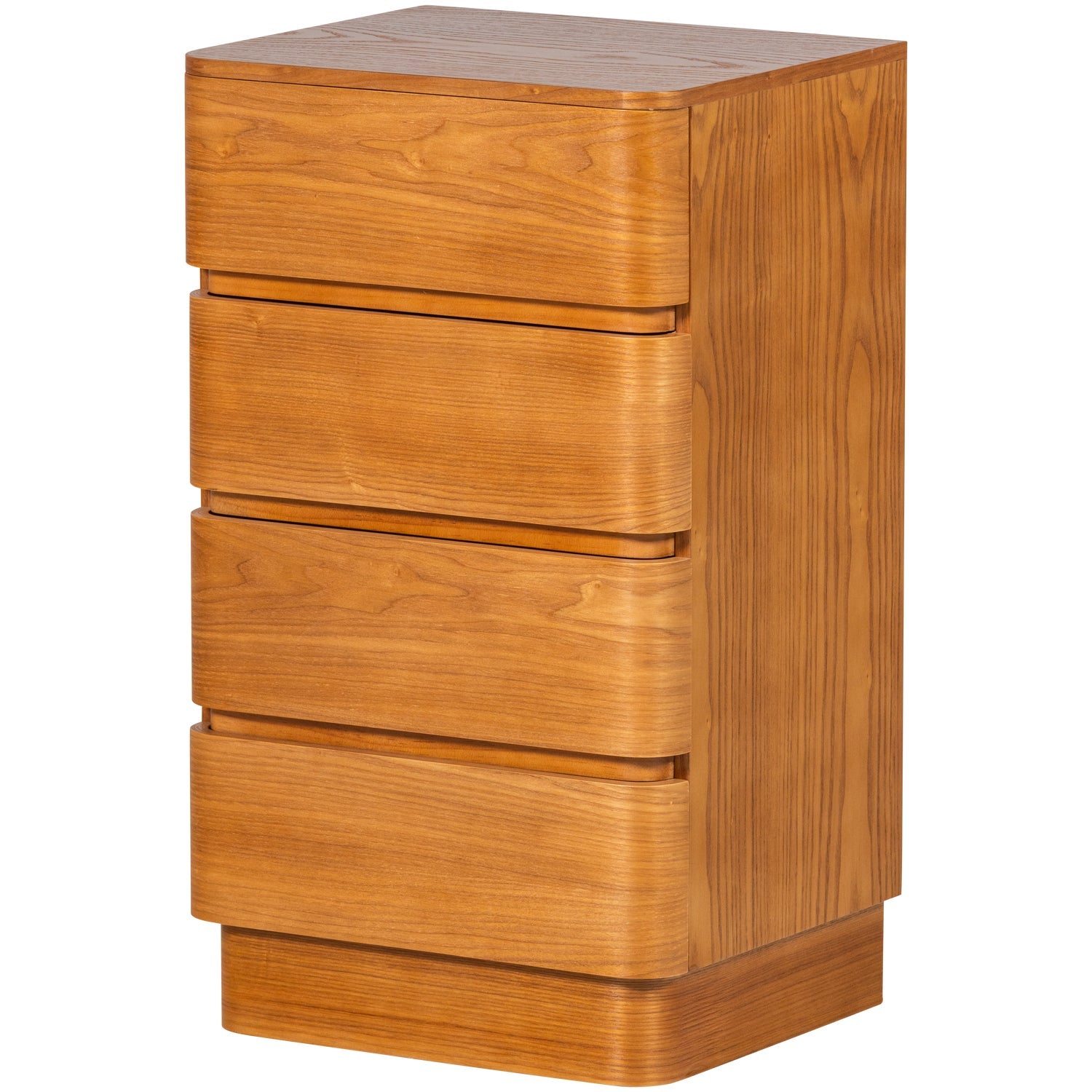 Fejo Brown 4 Drawers Dresser