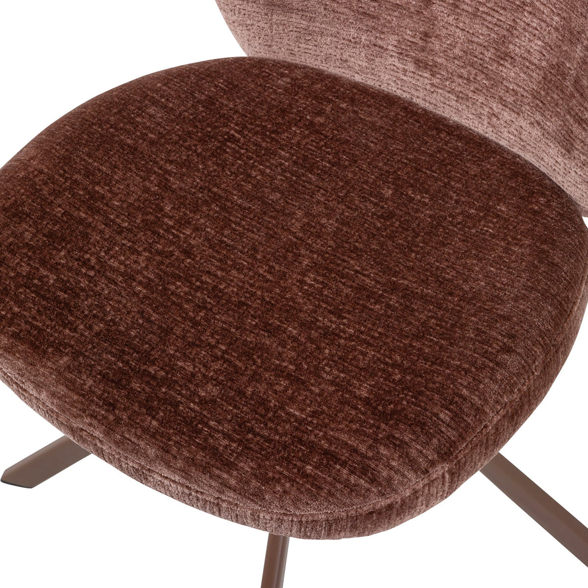 Femke Chenille Swivel Dining Chair