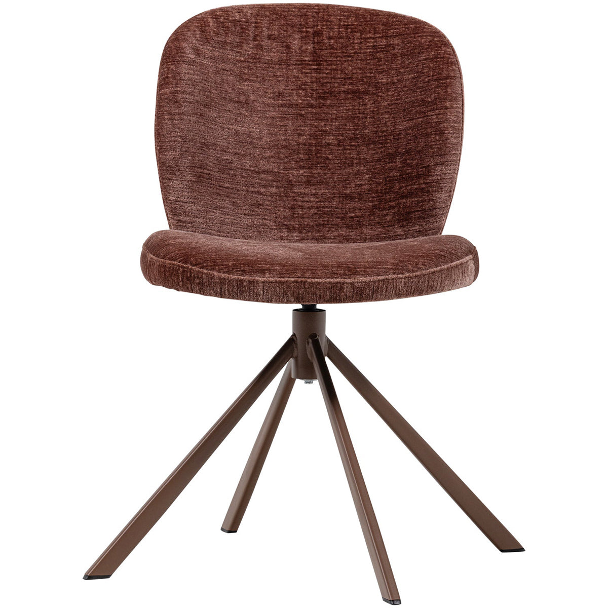 Femke Chenille Swivel Dining Chair
