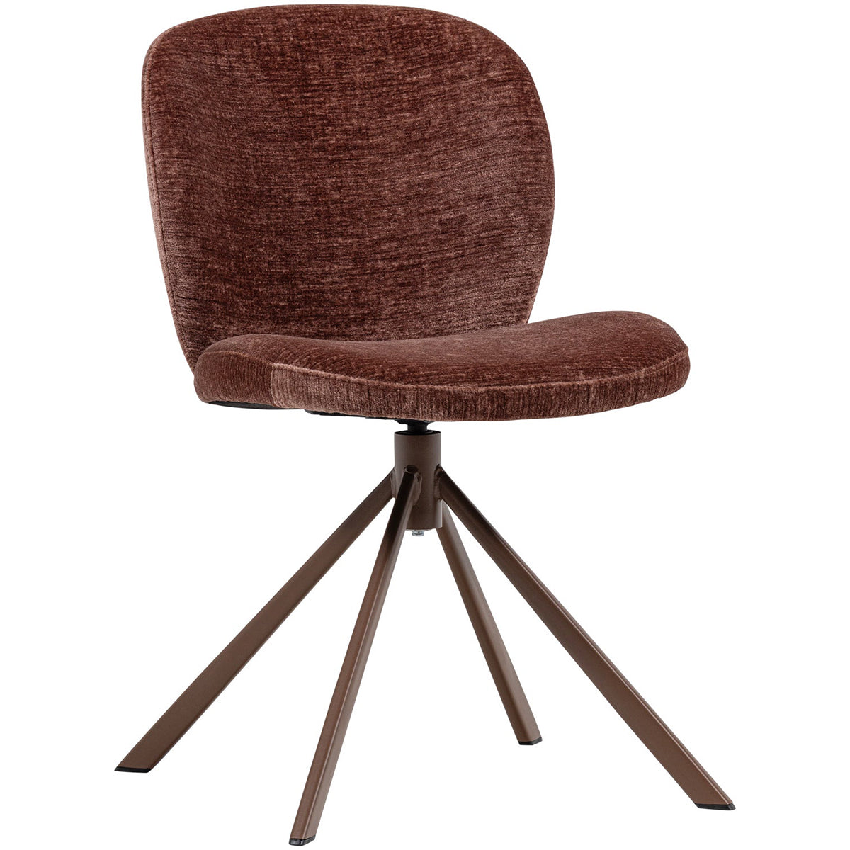 Femke Chenille Swivel Dining Chair