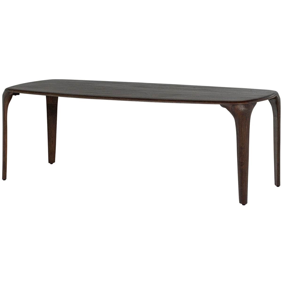 Fiore Dark Brown Mango Wood Dining Table