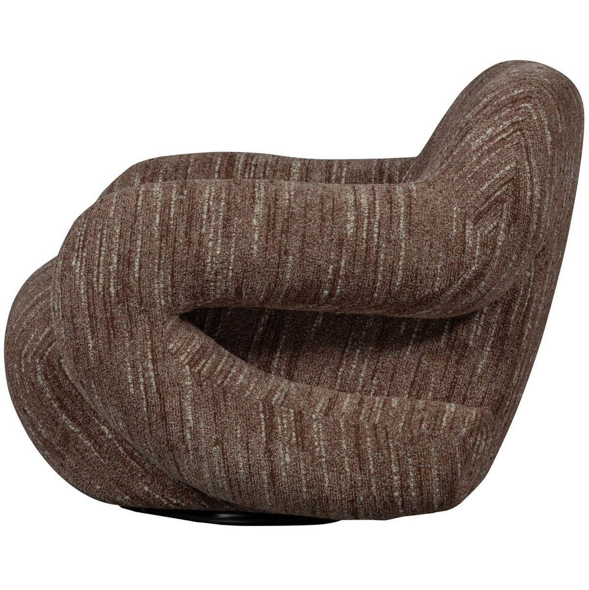 Folke Chenilla Swivel Armchair