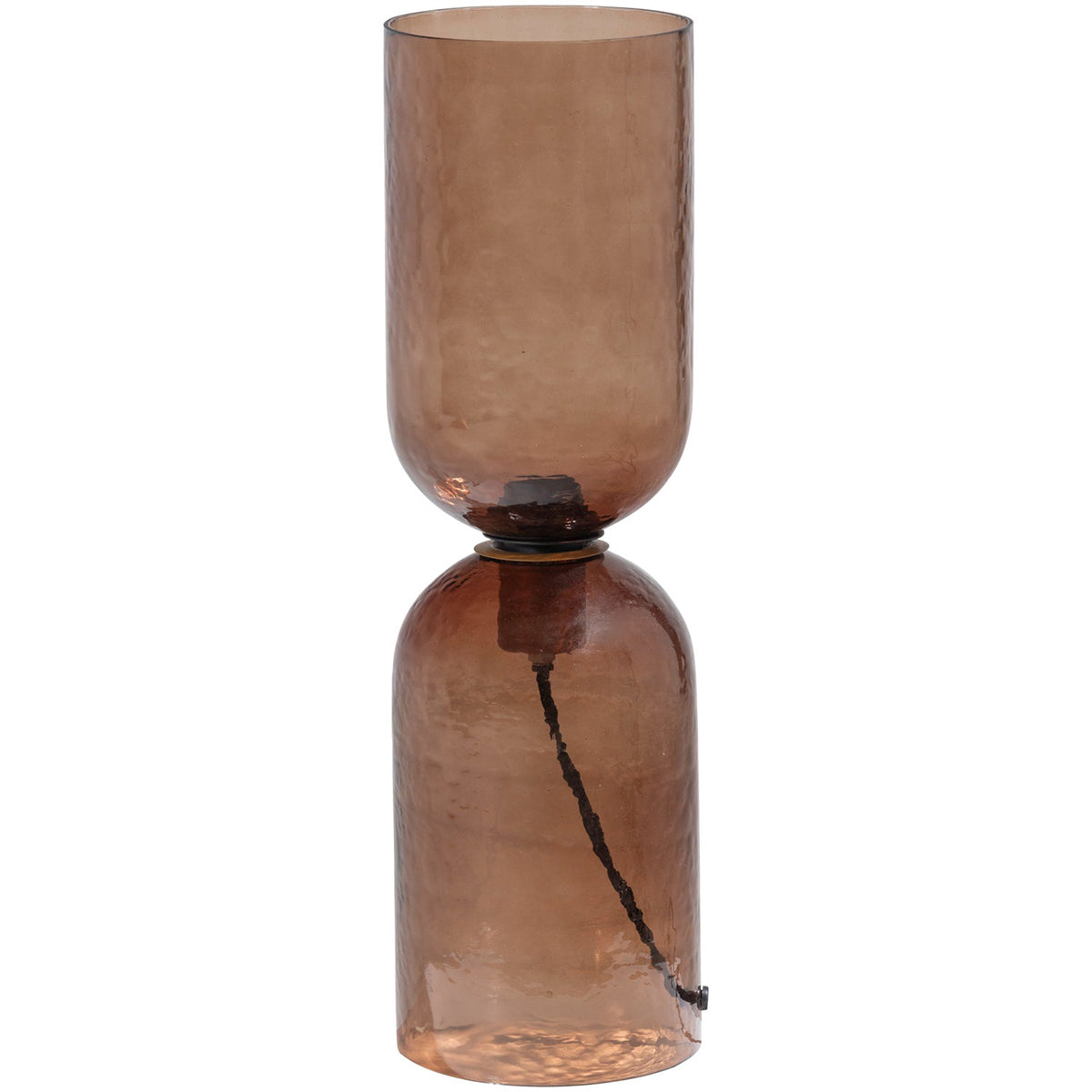 Gigi Brown Glass Table Lamp